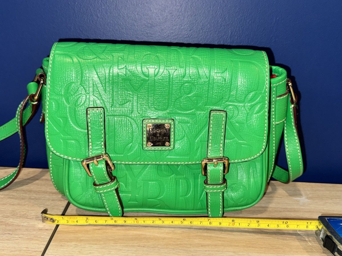 Dooney & Bourke Dooney & Bourke Embossed Logo Leather Crossbody – Green Size ONE SIZE - 12 Thumbnail