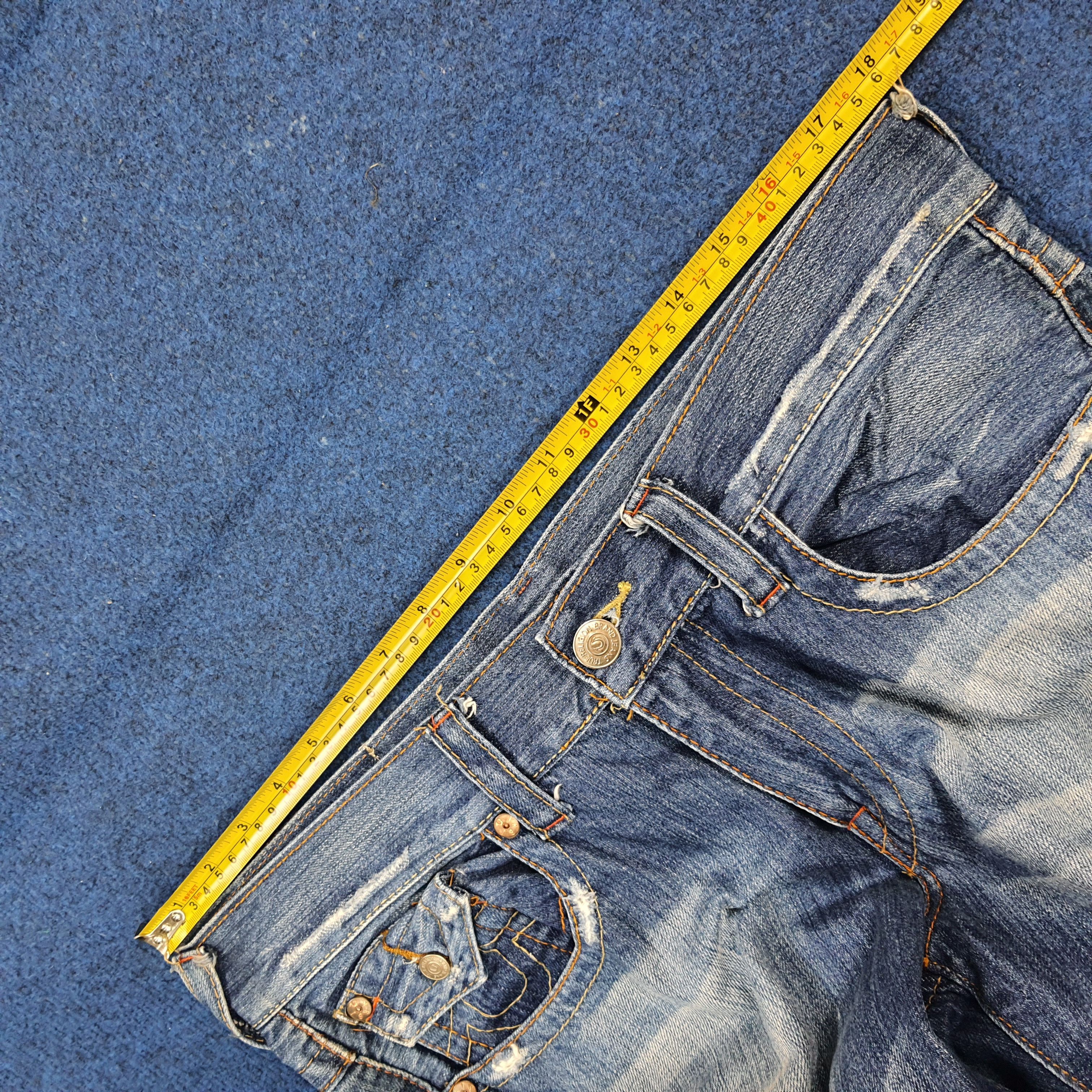 True Religion Vintage True Religion Joey Big Rig Jeans Grunge C297N18 Size US 35 - 11 Thumbnail