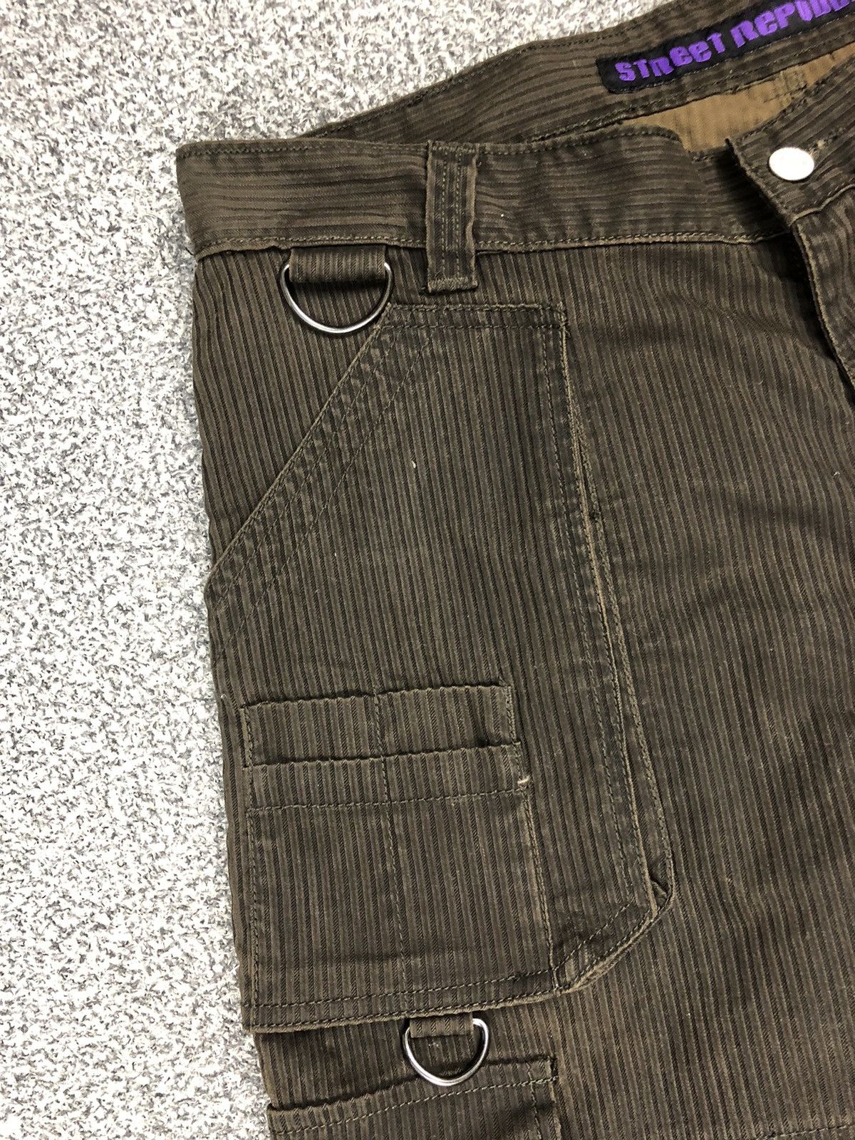 Japanese Brand Vintage Crazy Street Republic Punk Bondage Cargopants Size US 36 / EU 52 - 8 Thumbnail