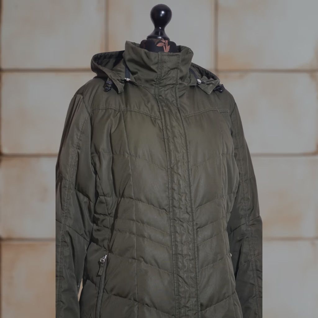 Bogner Bogner FIRE+ICE Women’s Green Down Puffer Coat Hooded Long Jacket Adult L Green Winter 90s Mens Womens Boys Girls Size L / US 10 / IT 46 - 1 Thumbnail
