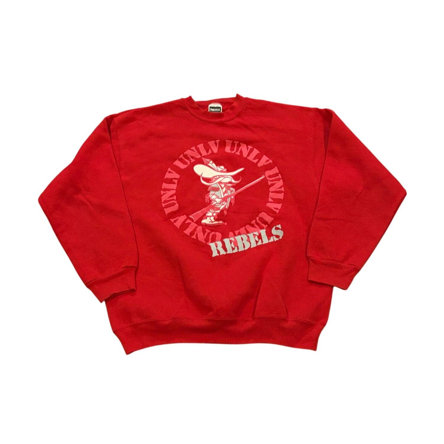 Tultex Vintage 90's UNLV Rebels Crewneck Tultex Superweight Sweatsh Size US XL / EU 56 / 4 - 1 Thumbnail