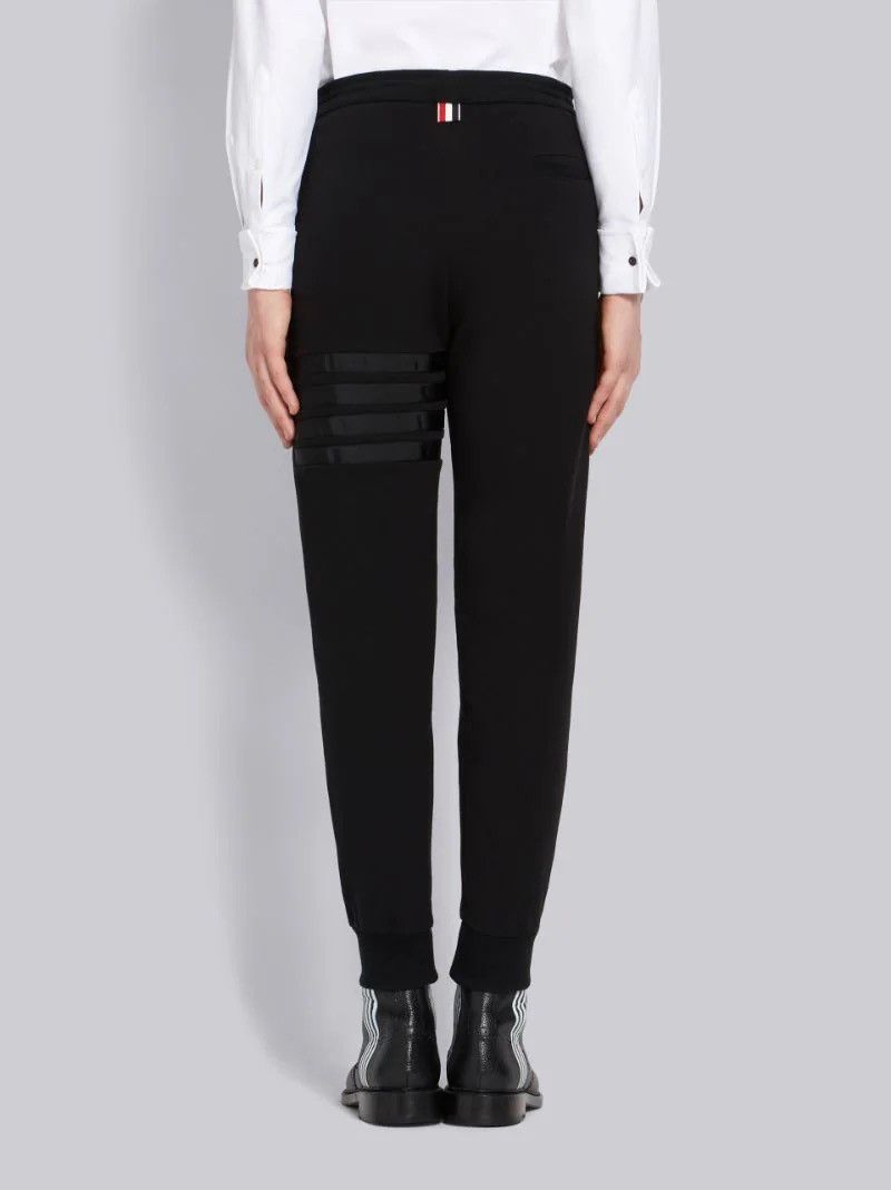 Thom Browne TB - Grosgrain Trimmed 4 Bar Loopback Jersey Sweatpants Size US 30 / EU 46 - 19 Thumbnail