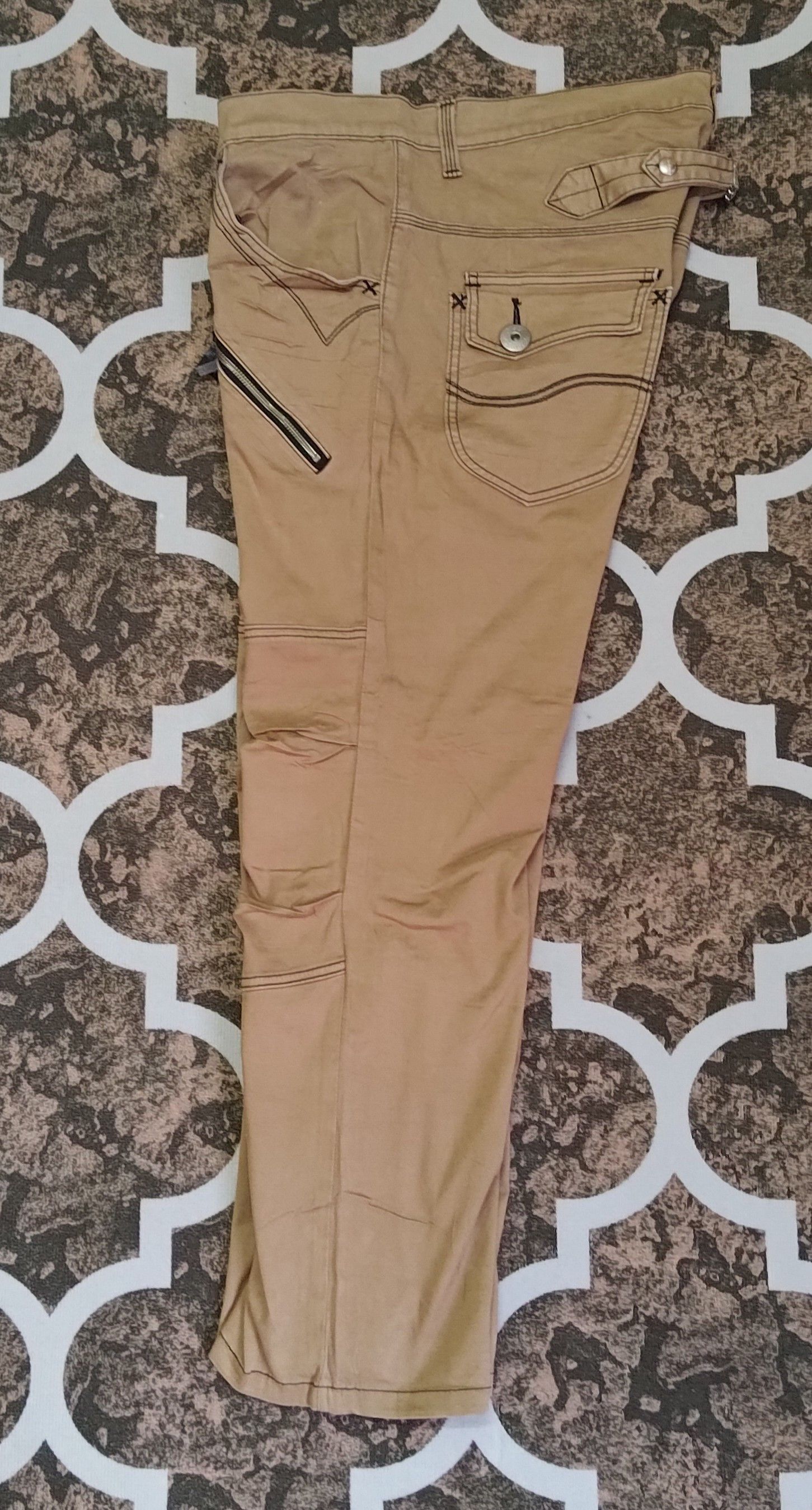 Lee Lee Cowboy Double Knee Straight Leg Buckle Back Pant Size US 40 / EU 56 - 3 Thumbnail