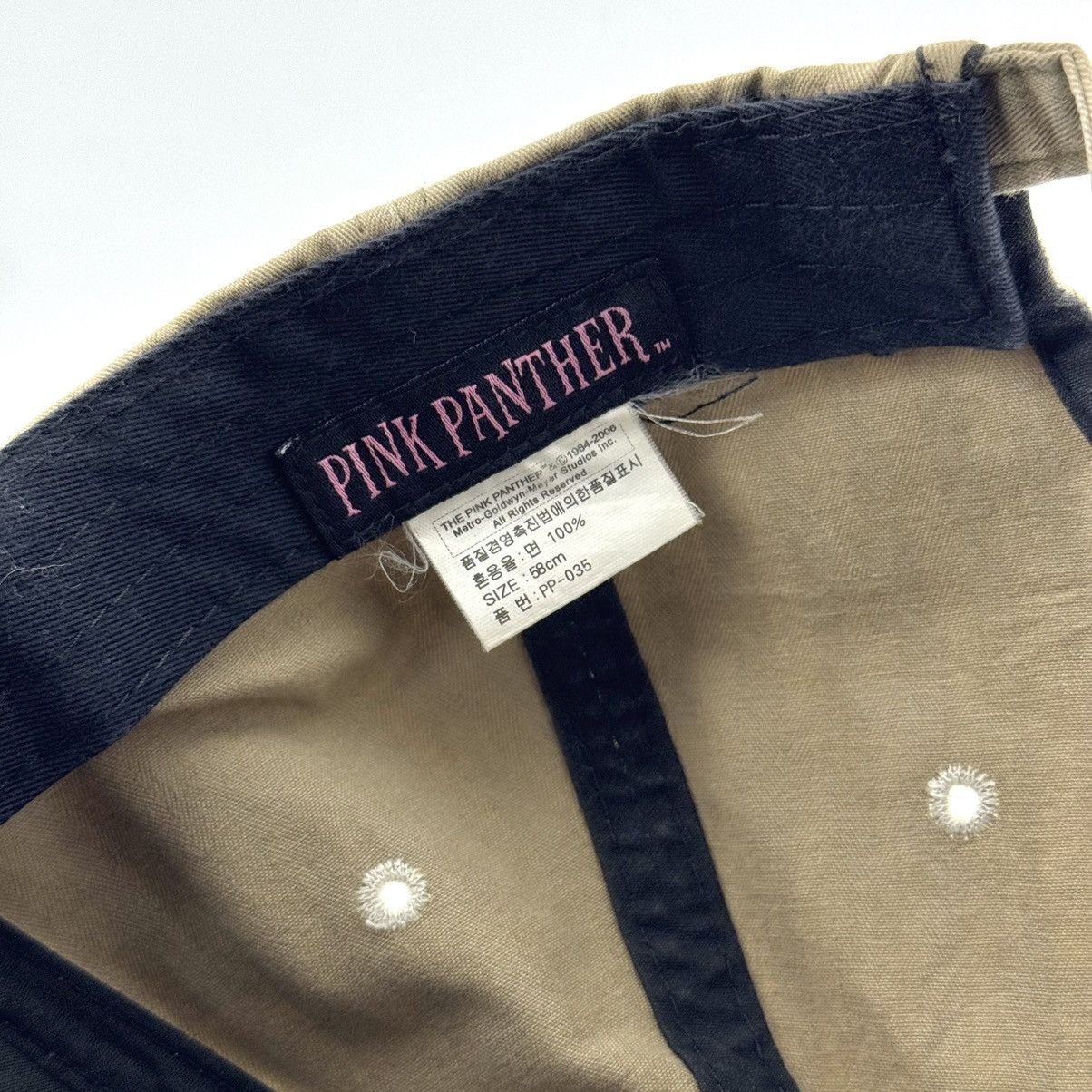 Hysteric Glamour Pink Panther Distressed Beige Y2K Cap - Rare Size ONE SIZE - 9 Thumbnail
