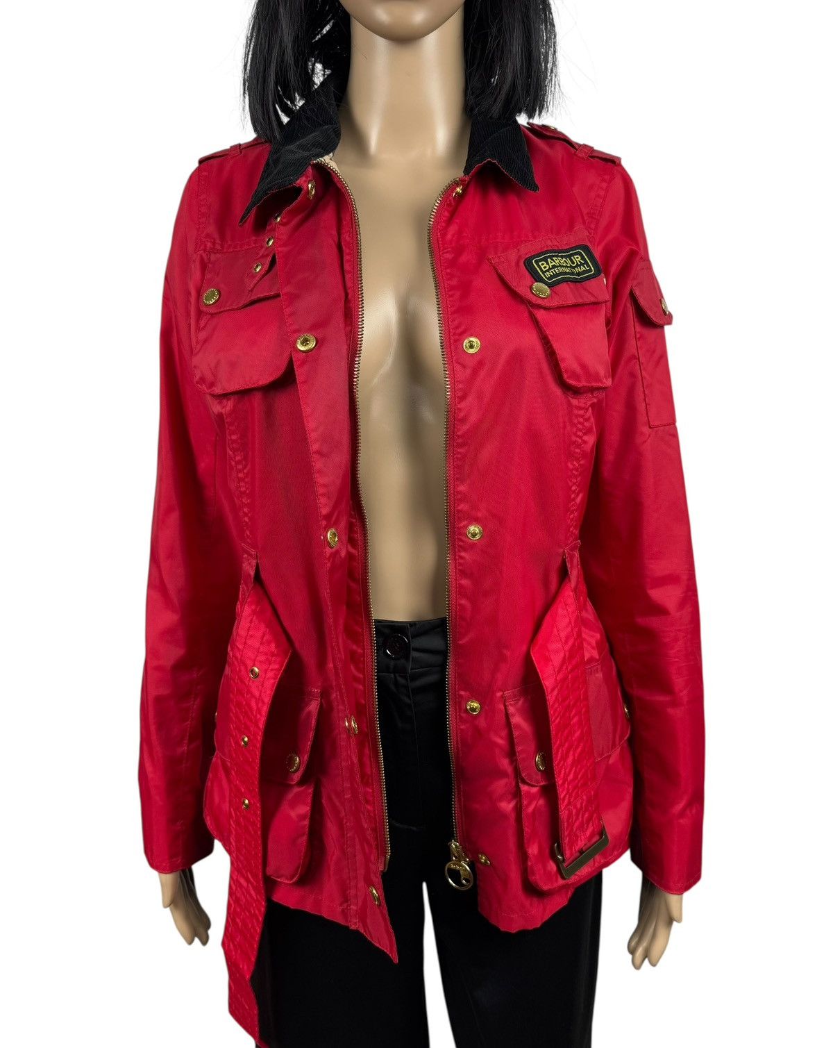 Barbour Barbour International Rainbow Belted Jacket Nylon UK8 US4 Size S / US 4 / IT 40 - 13 Thumbnail