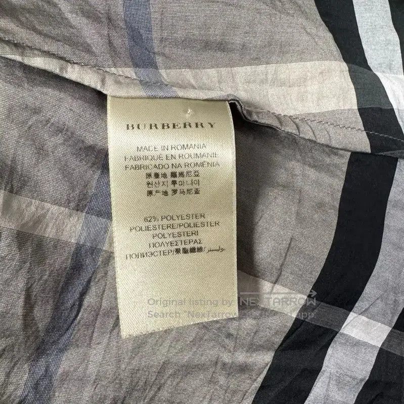 Burberry Burberry Gray Long Sleeve Shirt for Men. Size US S / EU 44-46 / 1 - 5 Thumbnail