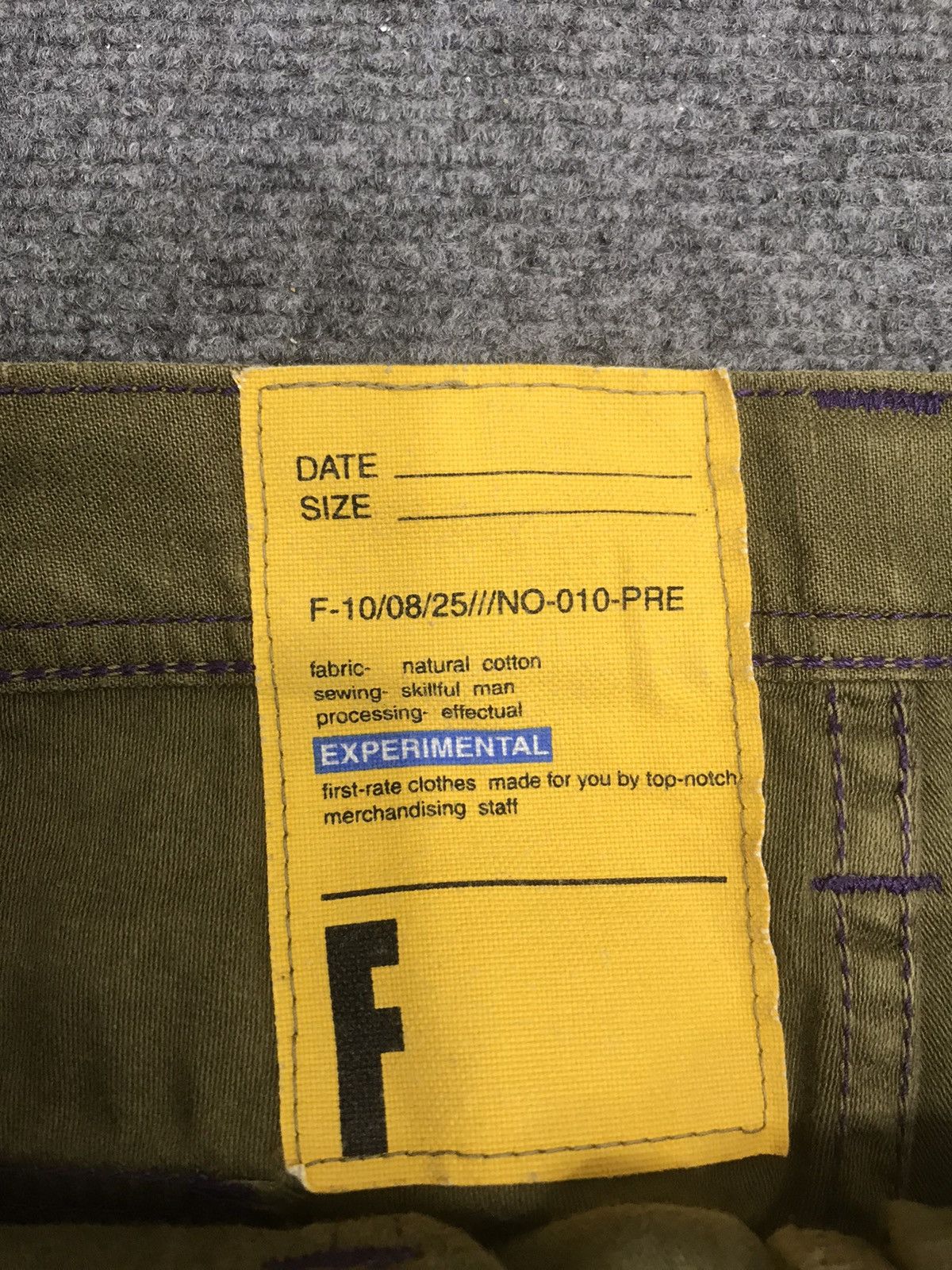 FOB Factory × Japanese Brand 💥FOB FACTORY Japan OG107 Vintage Dsigner Military Pant F105 Size US 33 - 18 Thumbnail