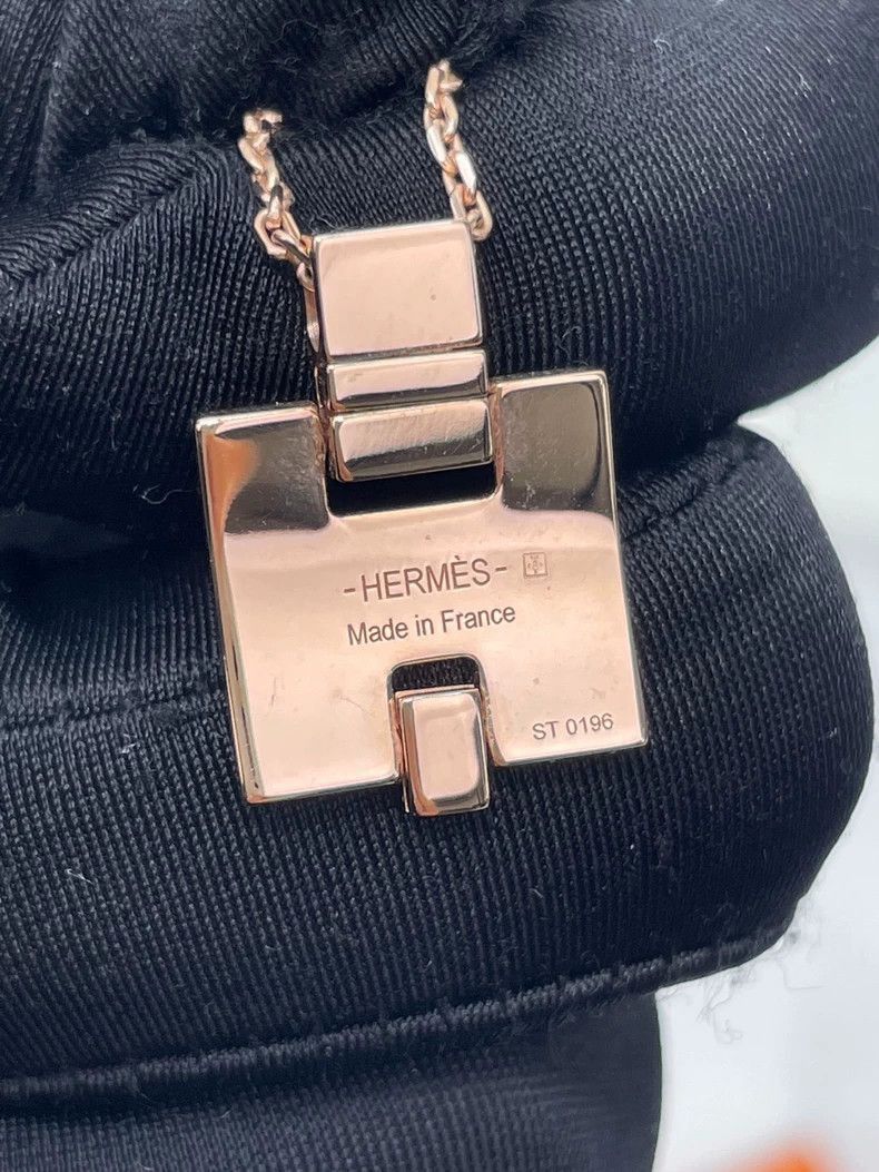 Hermes Hermes Eileen H Color Block Necklace-2506 Size ONE SIZE - 7 Thumbnail