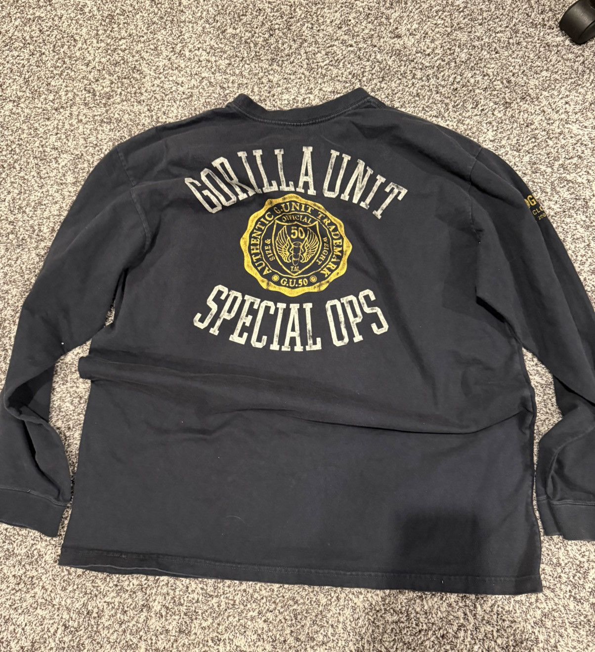 Vintage Navy Blue vintage G-Unit Long Sleeve Size US XL / EU 56 / 4 - 2 Thumbnail