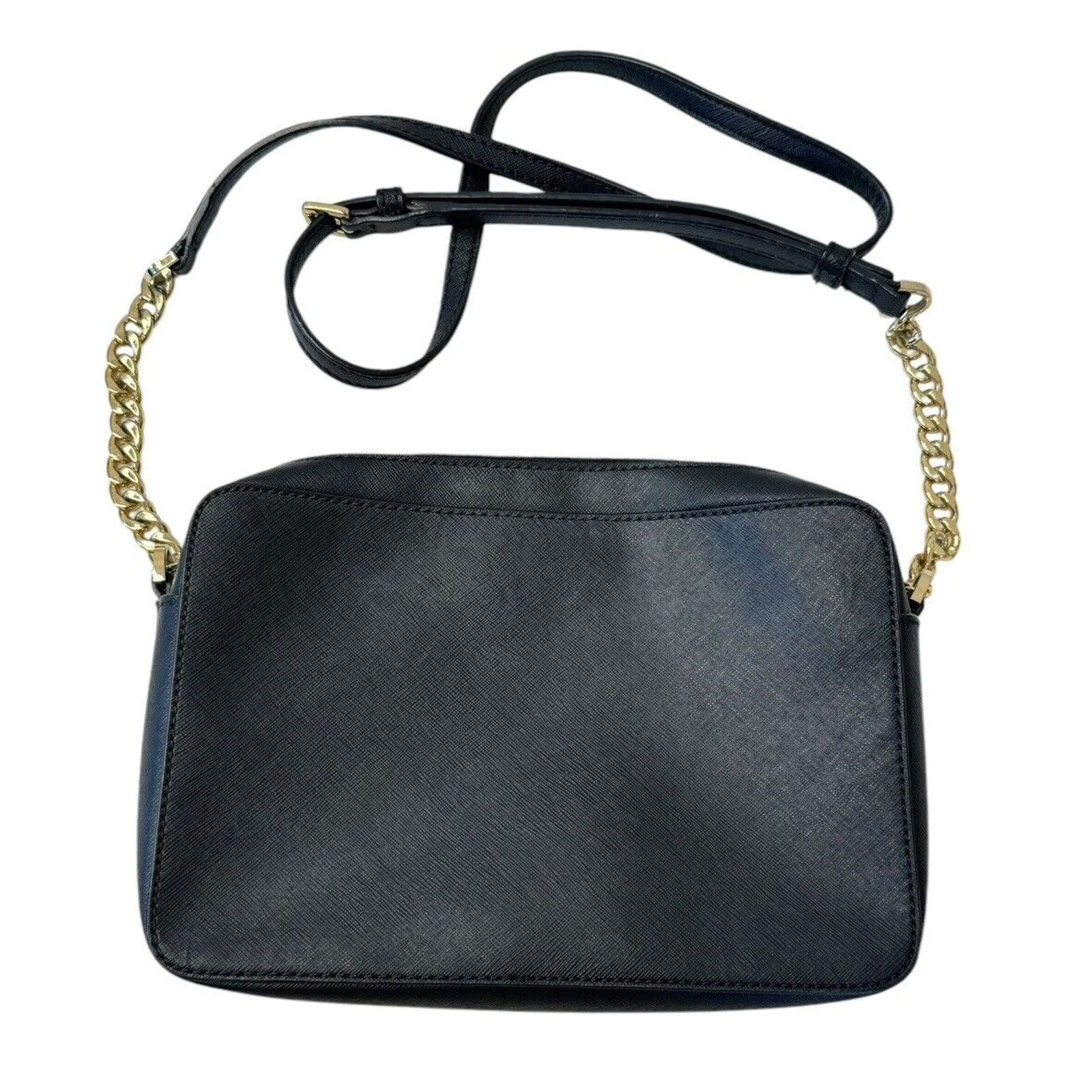 Michael Kors MICHAEL KORS Large Jet Set Crossbody Black Leather Purse Size ONE SIZE - 5 Thumbnail