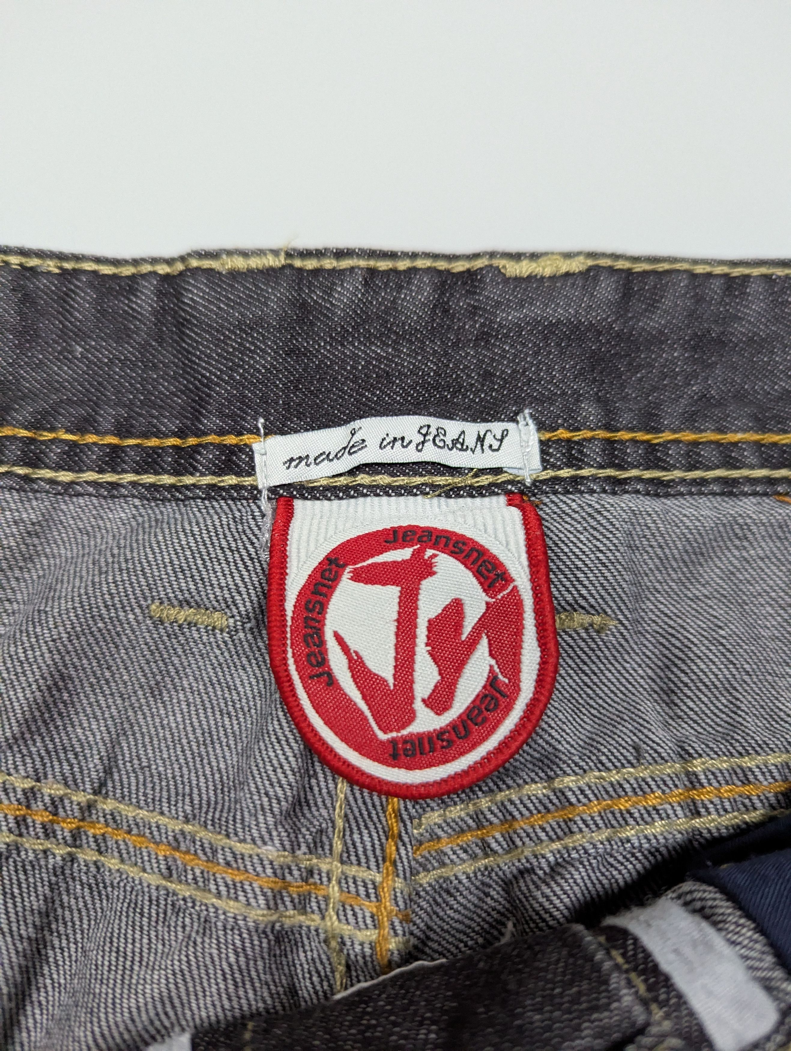 Hysteric Glamour × Vintage JeansNet Y2K Avant Garde Washed Denim Gray Distressed Jeans Size US 32 / EU 48 - 9 Thumbnail