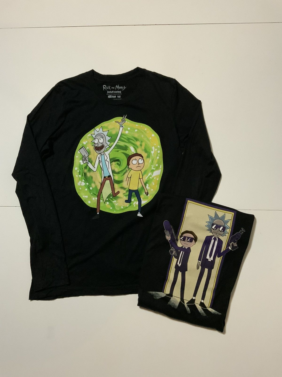 Ripple Junction Lot Of 2 Rick & Morty Adult Swim Graphic Black T-Shirts Size US M / EU 48-50 / 2 - 1 Thumbnail