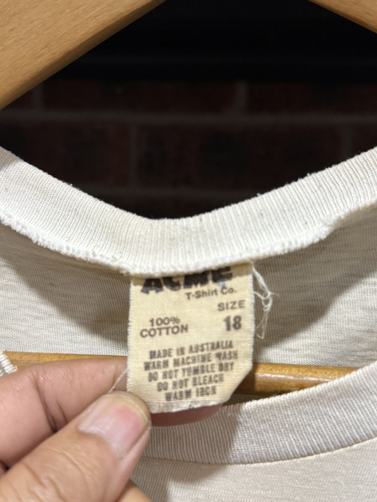 Band Tees Rare Vintage 80s Hoodoo Gurus Australia Rock Band Acme Faded Size US M / EU 48-50 / 2 - 6 Thumbnail