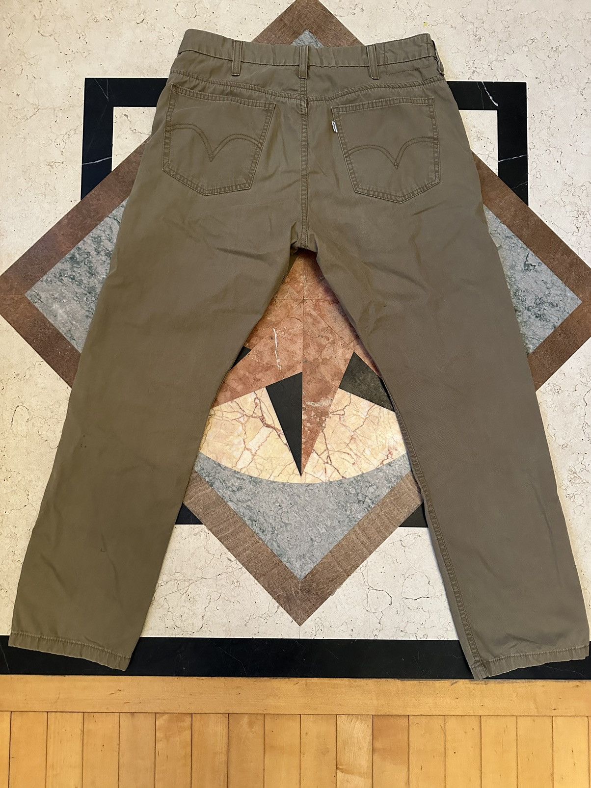 Levi's × Vintage *RARE* Vintage Levi's White Tab Pants Size US 34 / EU 50 - 3 Thumbnail