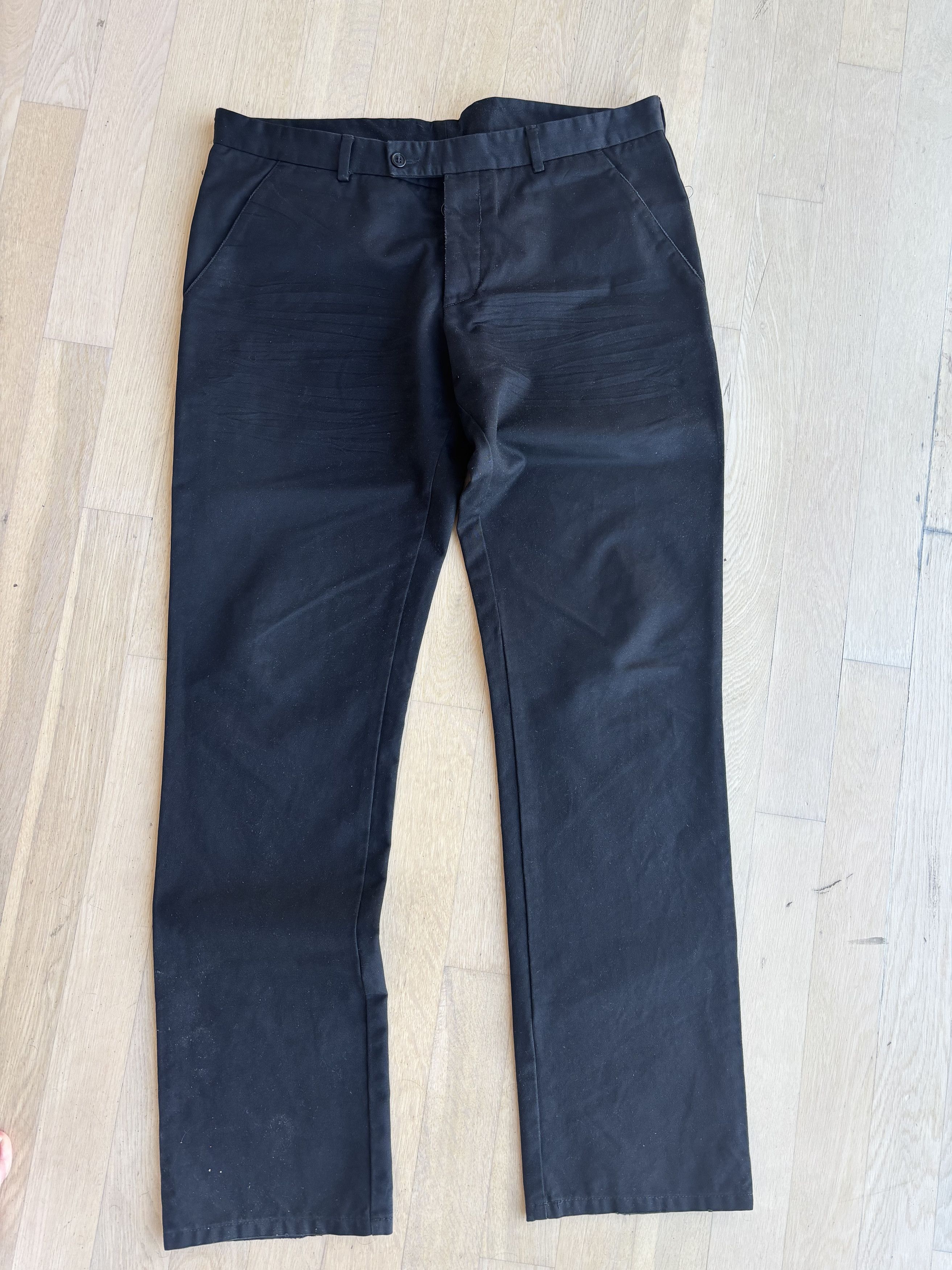 Dior Dior Homme by Hedi Slimane Sample Striped Pants (Grey/Black