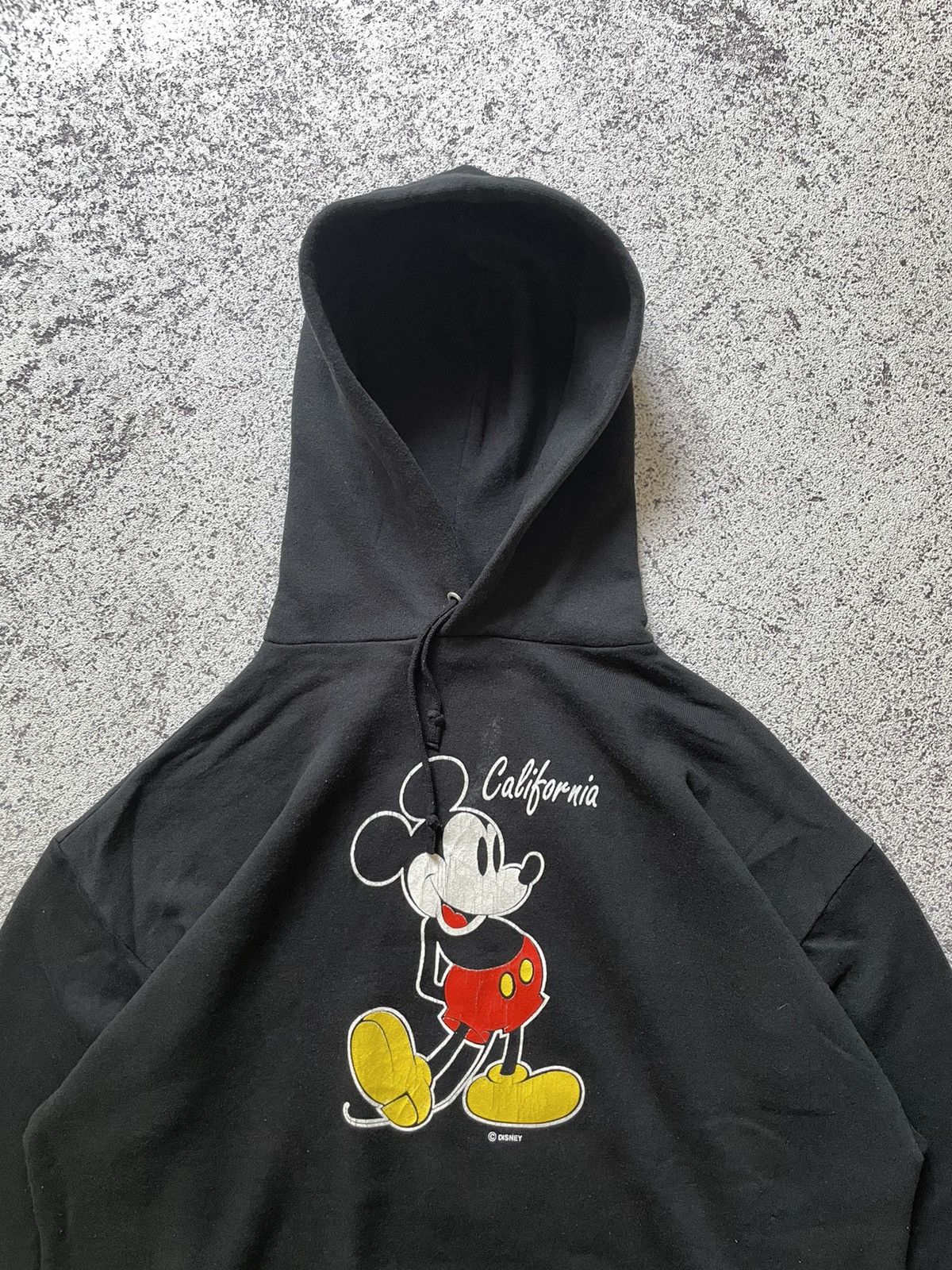 Mickey Mouse 1980s Vintage Mickey Mouse Velva Sheen Hoodie Size US L / EU 52-54 / 3 - 3 Thumbnail