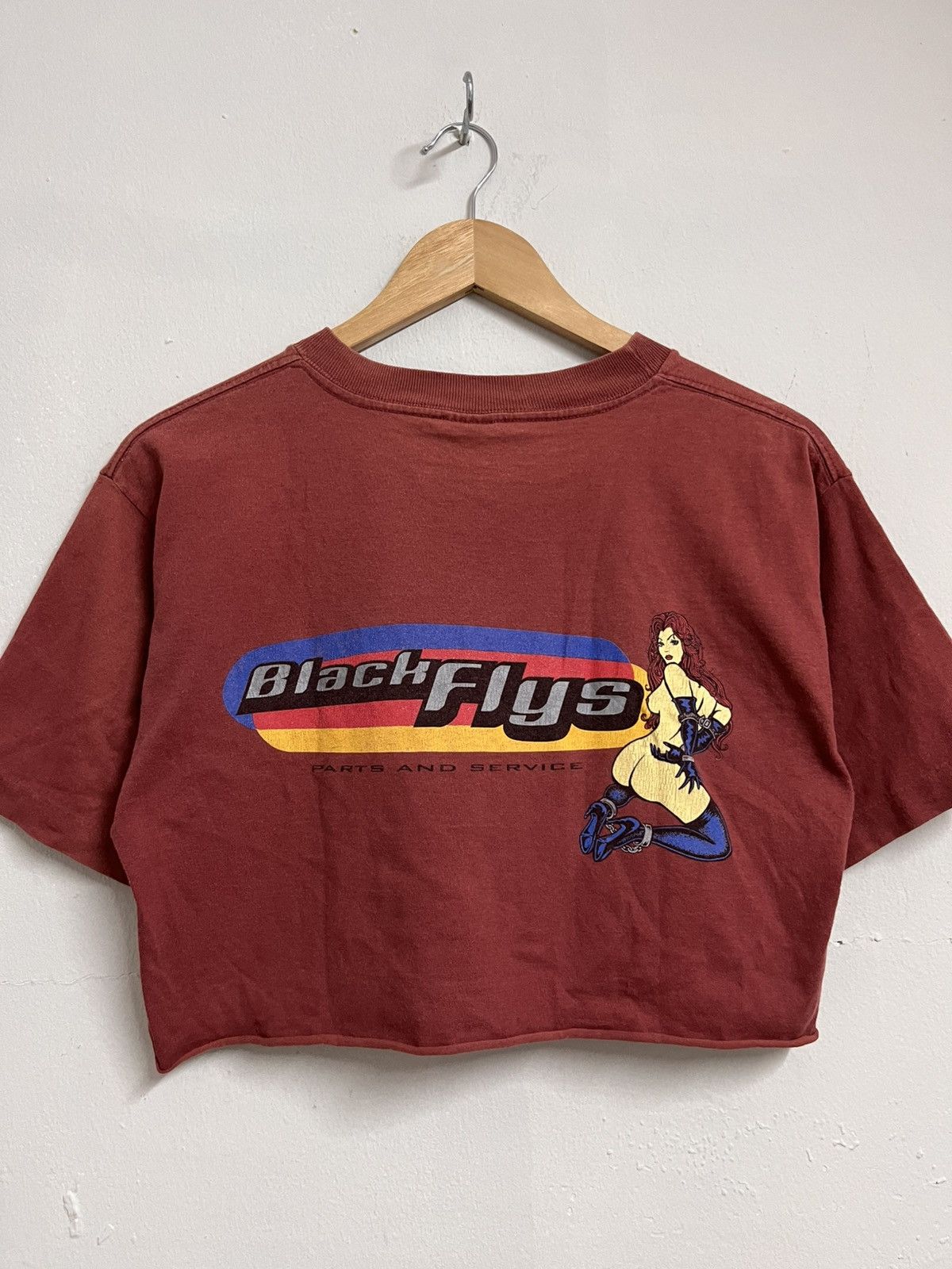 Hook-Ups true vintage 90s Black Flys Nude Lady Sexy Girls Skateborad Size US M / EU 48-50 / 2 - 1 Thumbnail