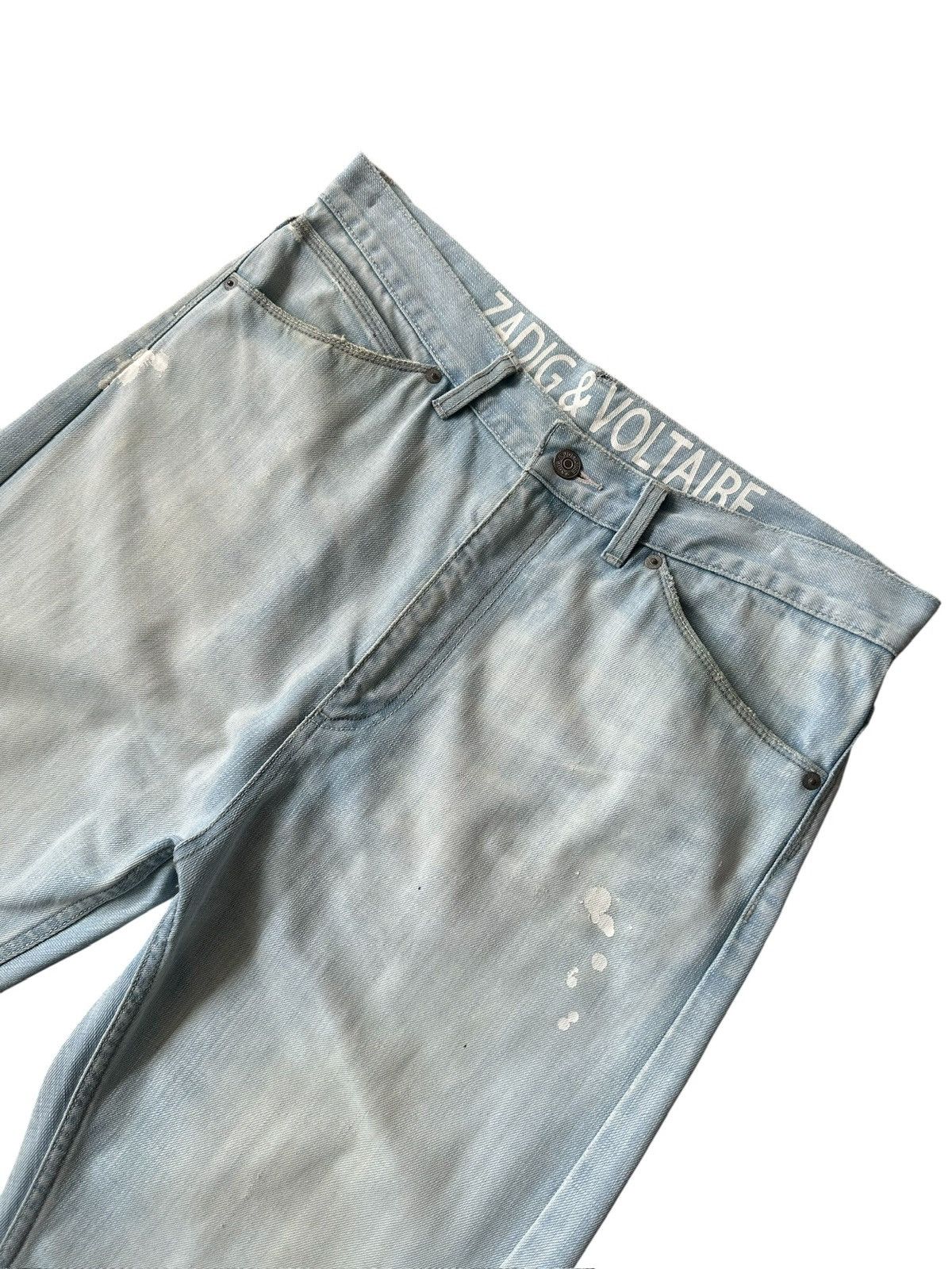 Zadig & Voltaire 00's Zadig & voltaire washed blue denim jeans Size US 35 - 7 Thumbnail
