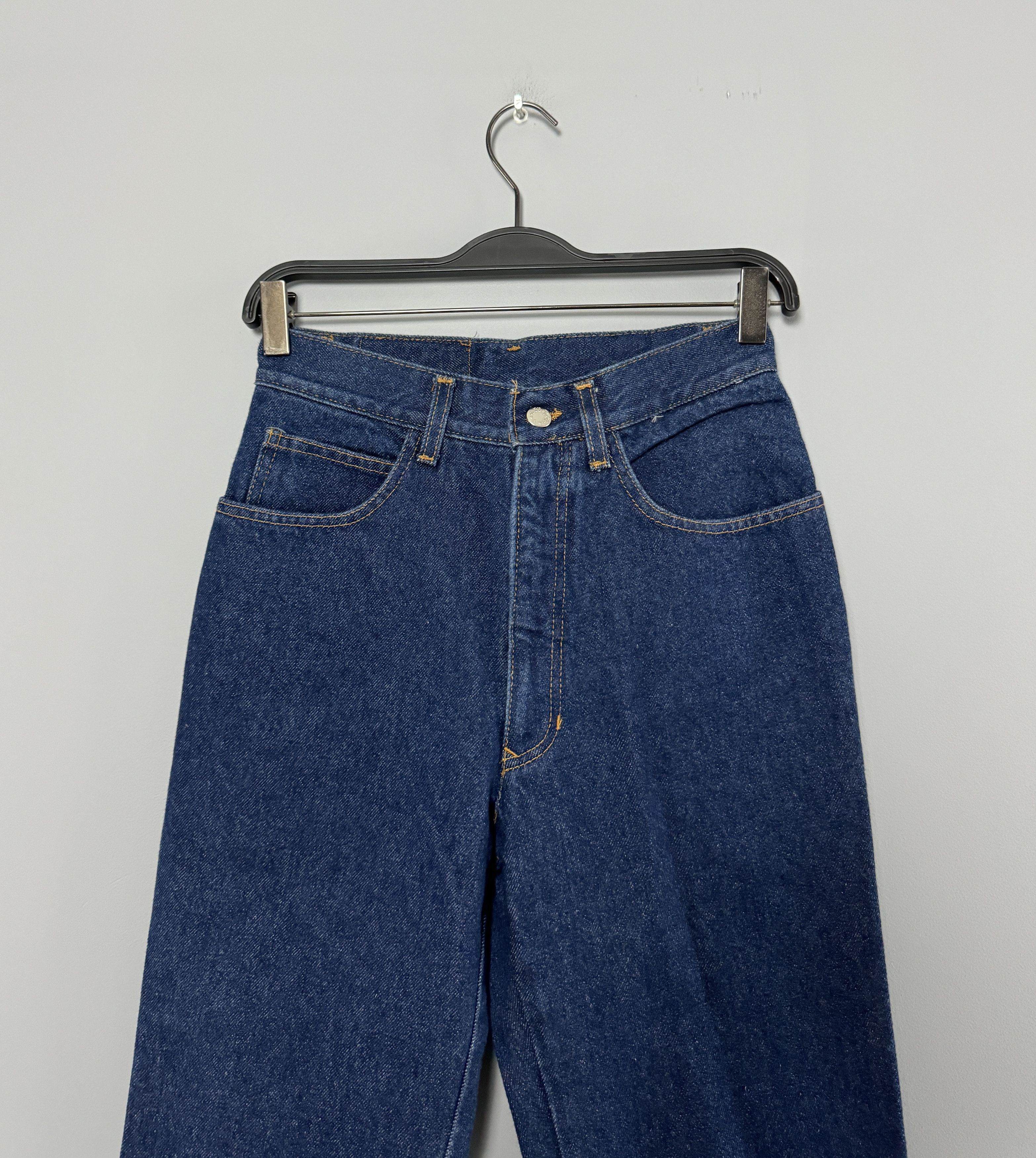 Fendi Fendi Roma FF Denim Stretch Pants Jeans Navy Blue Logo IT 41 Size 27" / US 4 / IT 40 - 4 Thumbnail