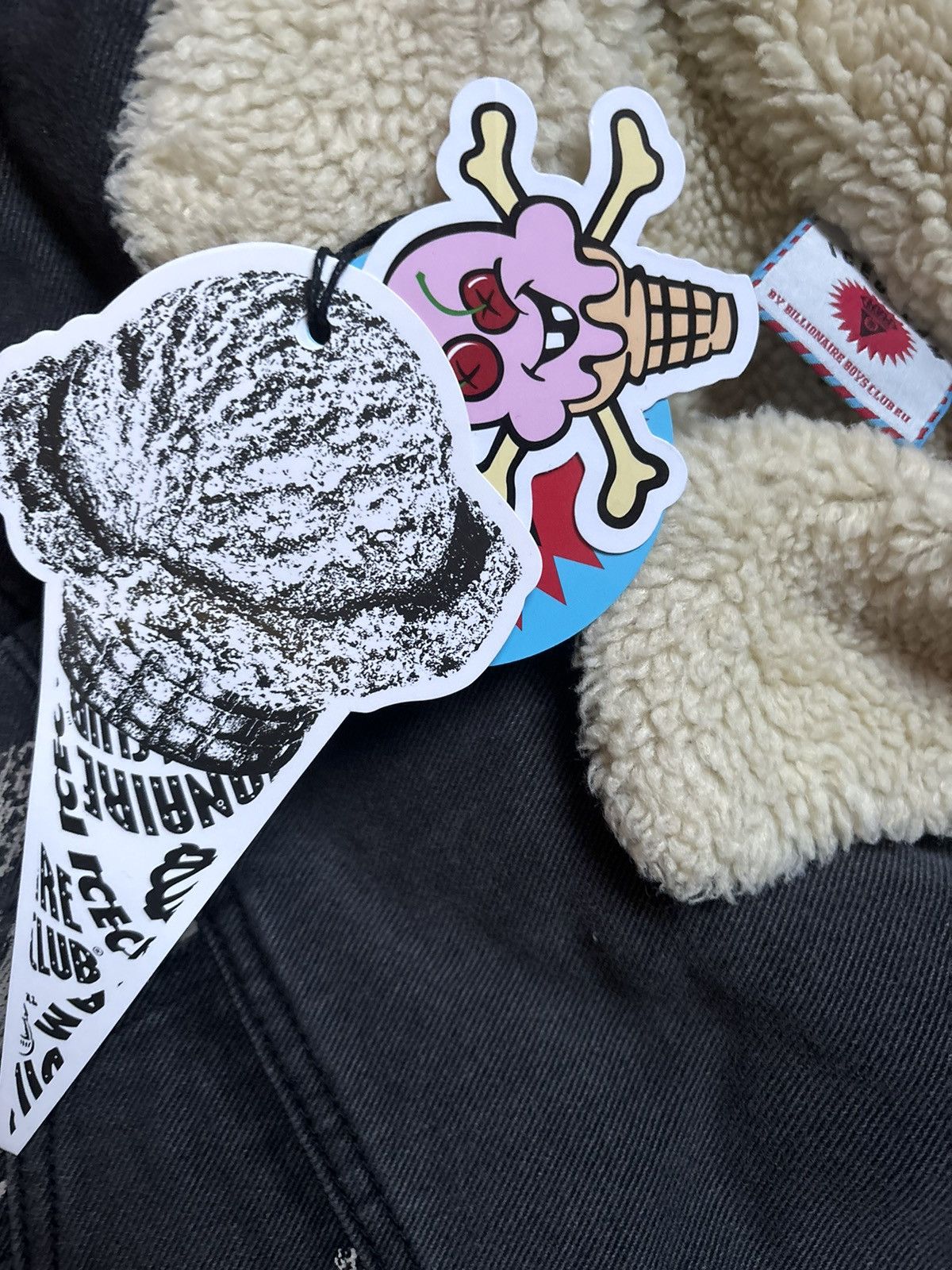 Icecream New ICECREAM Sherpa Collar Denim Jacket Billionaire Boys Size US L / EU 52-54 / 3 - 5 Thumbnail