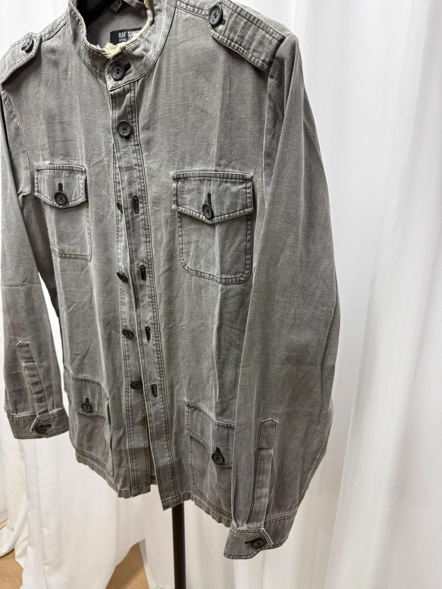 Raf Simons Raf Simons 04SS Washed Distressed M65 Jacket Archive Size US S / EU 44-46 / 1 - 2 Thumbnail