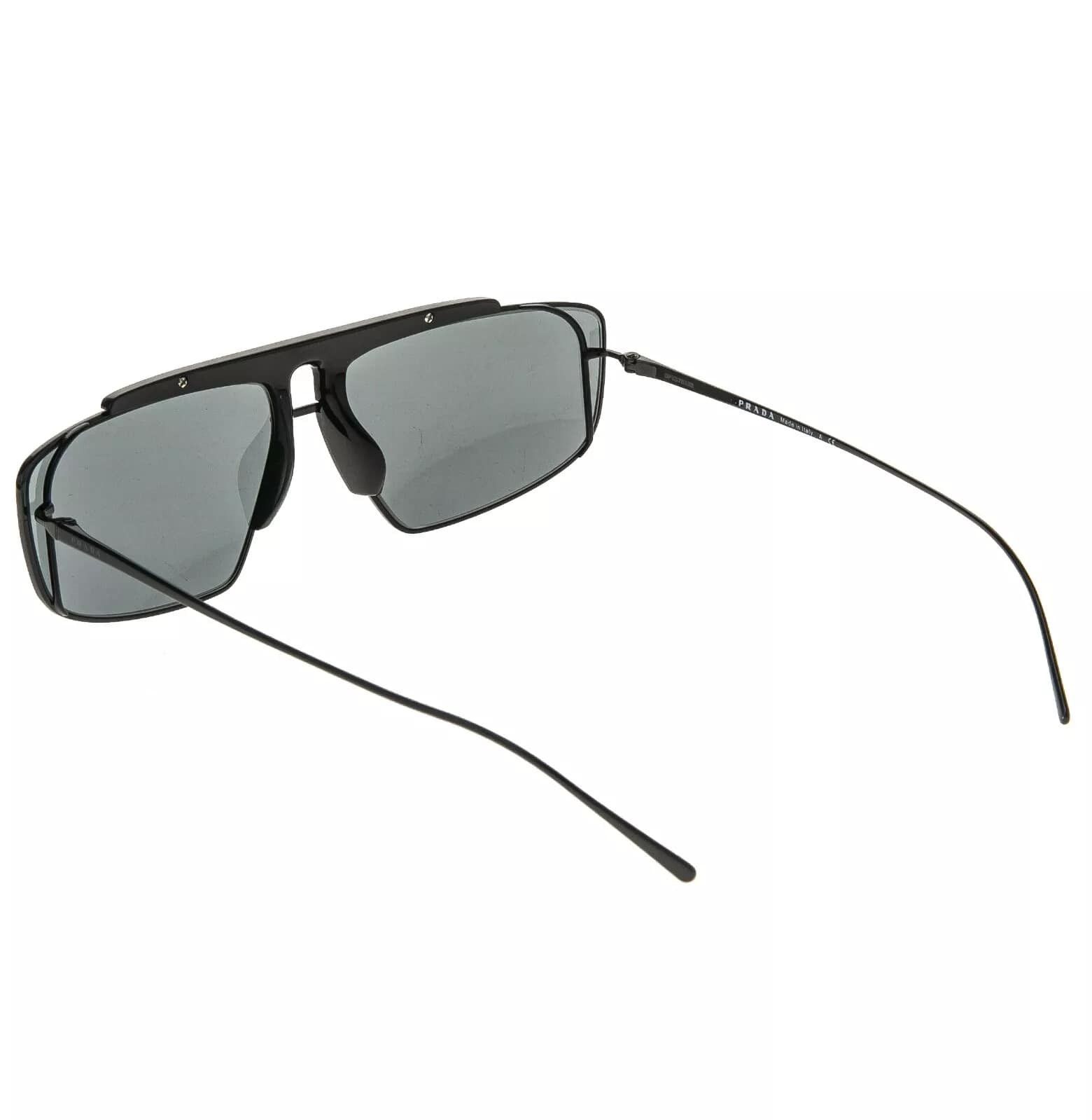 Prada PRADA CATWALK 50V PR50VS Black Designer Sunglasses Authentic Size ONE SIZE - 8 Thumbnail