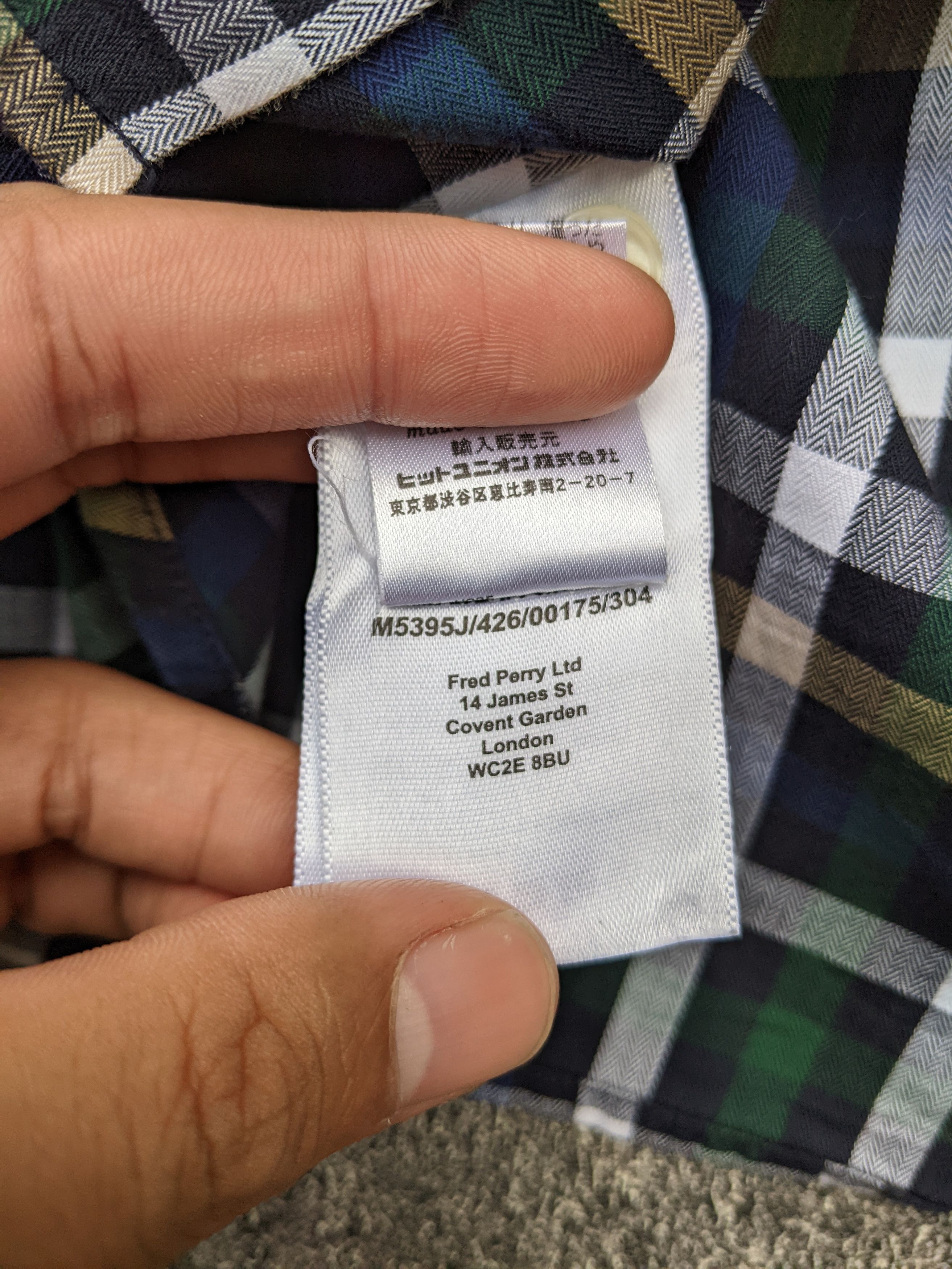 Fred Perry Fred Perry Check Button Down Classic Shirt Size US M / EU 48-50 / 2 - 6 Thumbnail