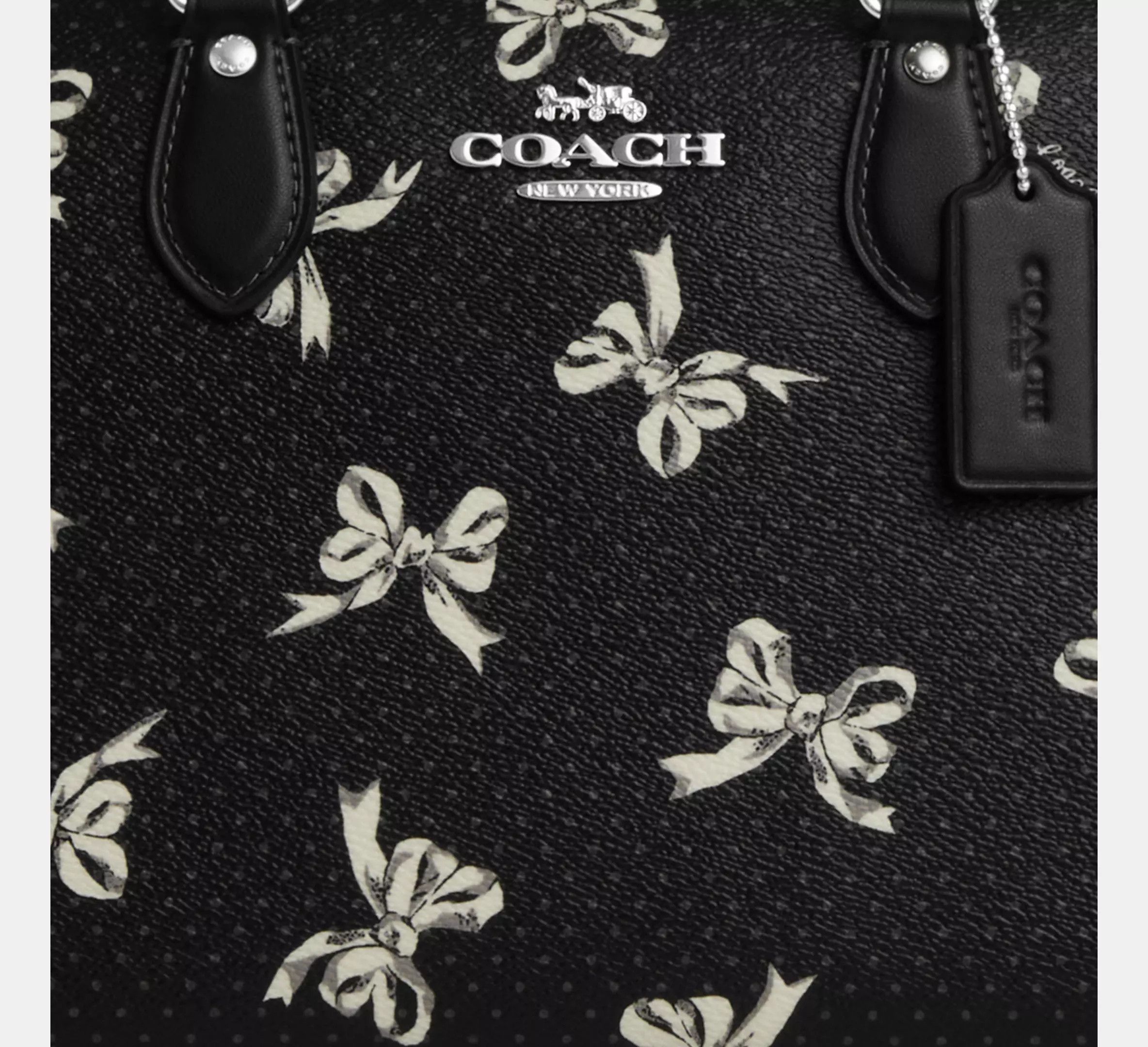 Georgia Stachel Bag With Bow Print CAA76