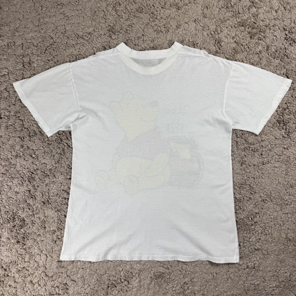 Disney Vintage Distress Winnie The Pooh Big Print T-shirt Size US L / EU 52-54 / 3 - 2 Thumbnail