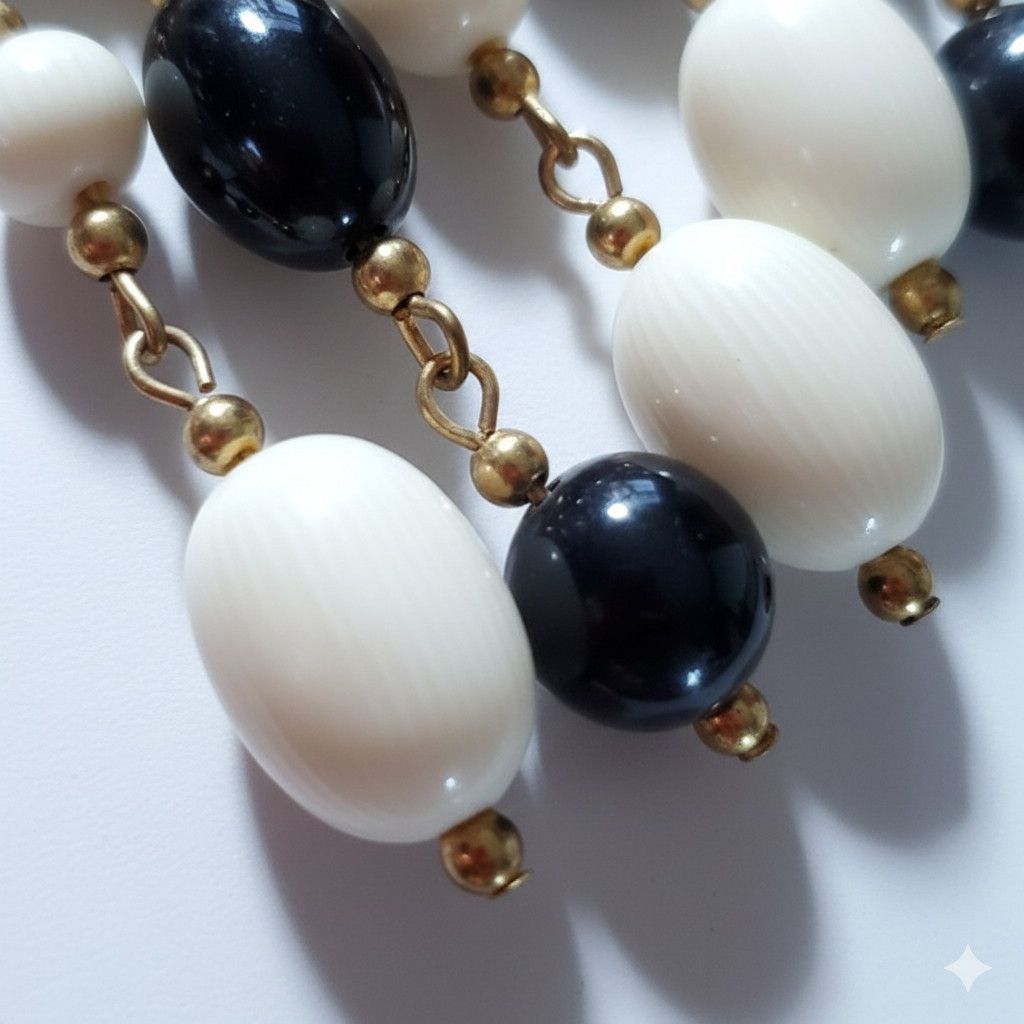 Other Ivorine 3" Chandelier Earrings Vintage Dangle Beaded Melon Size ONE SIZE - 6 Thumbnail