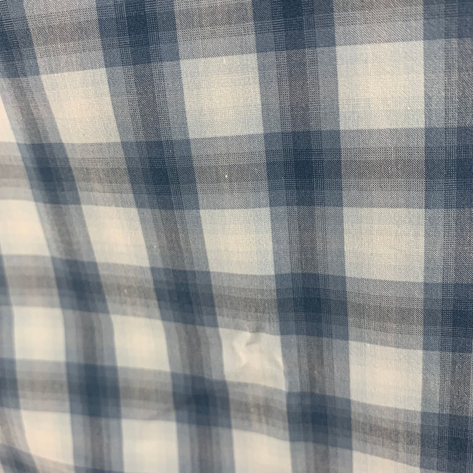 Other LORENZINI Blue Plaid Cotton Button Up Long Sleeve Shirt Size US XXL / EU 58 / 5 - 4 Thumbnail