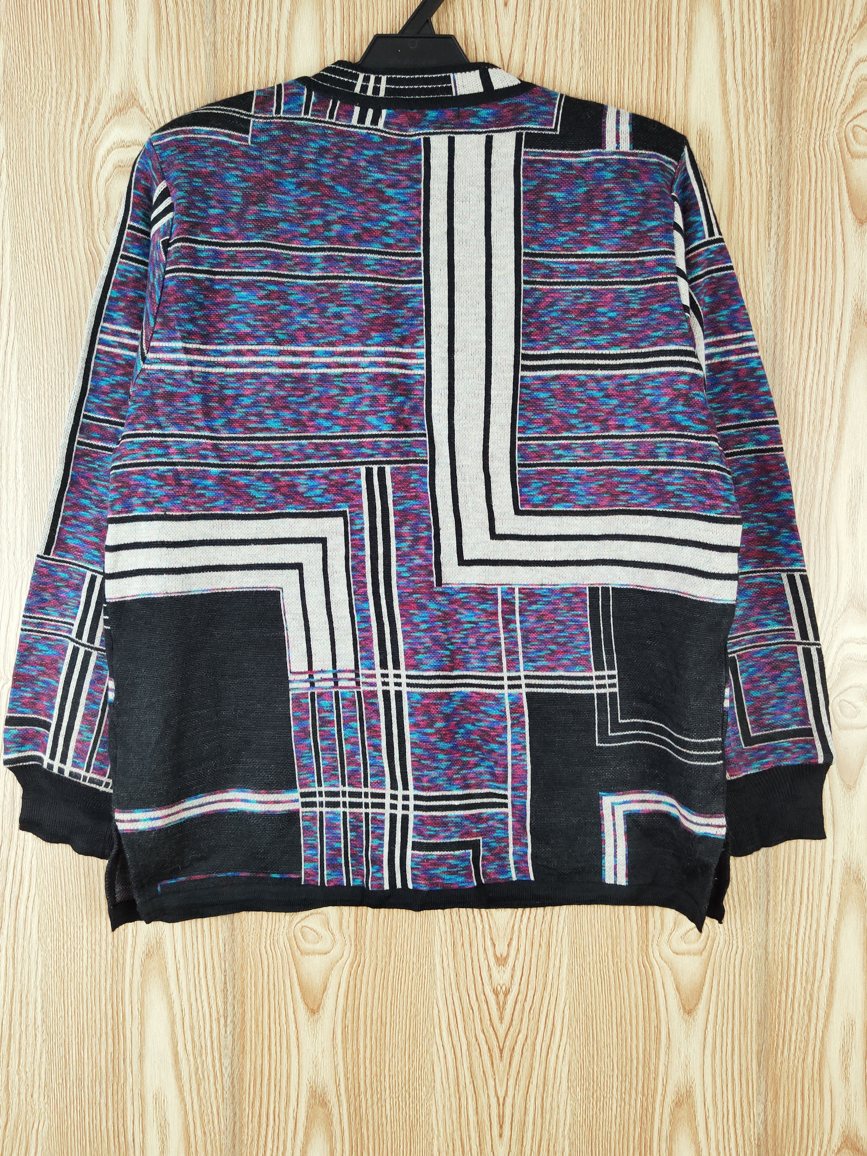 Homespun Knitwear Scatola di Sorpresa art patchwork Knitwear Cardigan #W036 Size M / US 6-8 / IT 42-44 - 7 Thumbnail