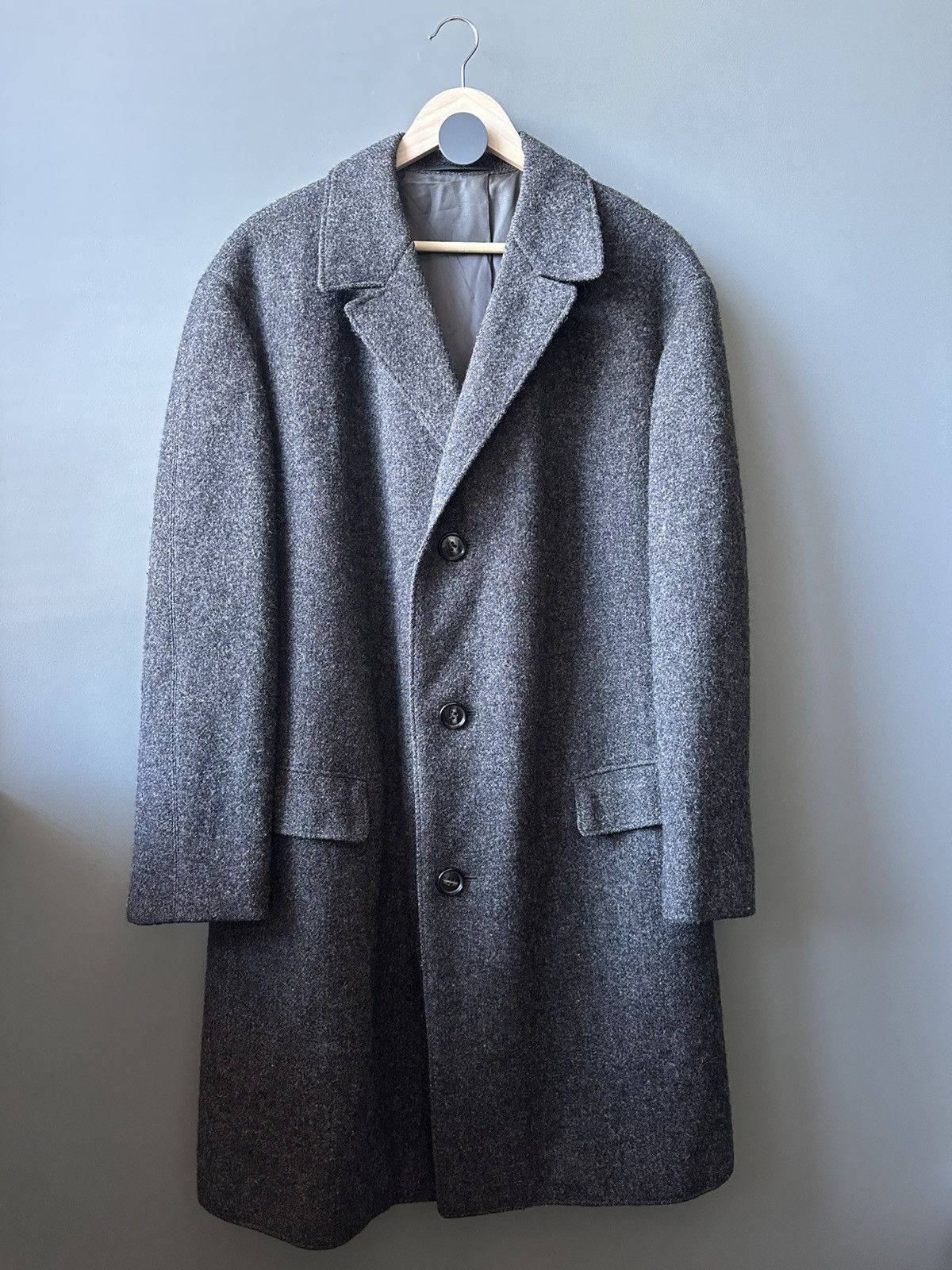 Harris Tweed Frey Harris Tweed Heavy Wool Coat Size US XL / EU 56 / 4 - 1 Thumbnail