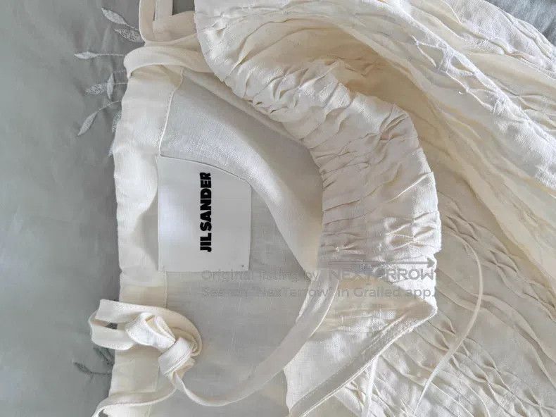 Jil Sander Jil Sander size 34 Pleated Tencel dress Size S / US 4 / IT 40 - 5 Thumbnail