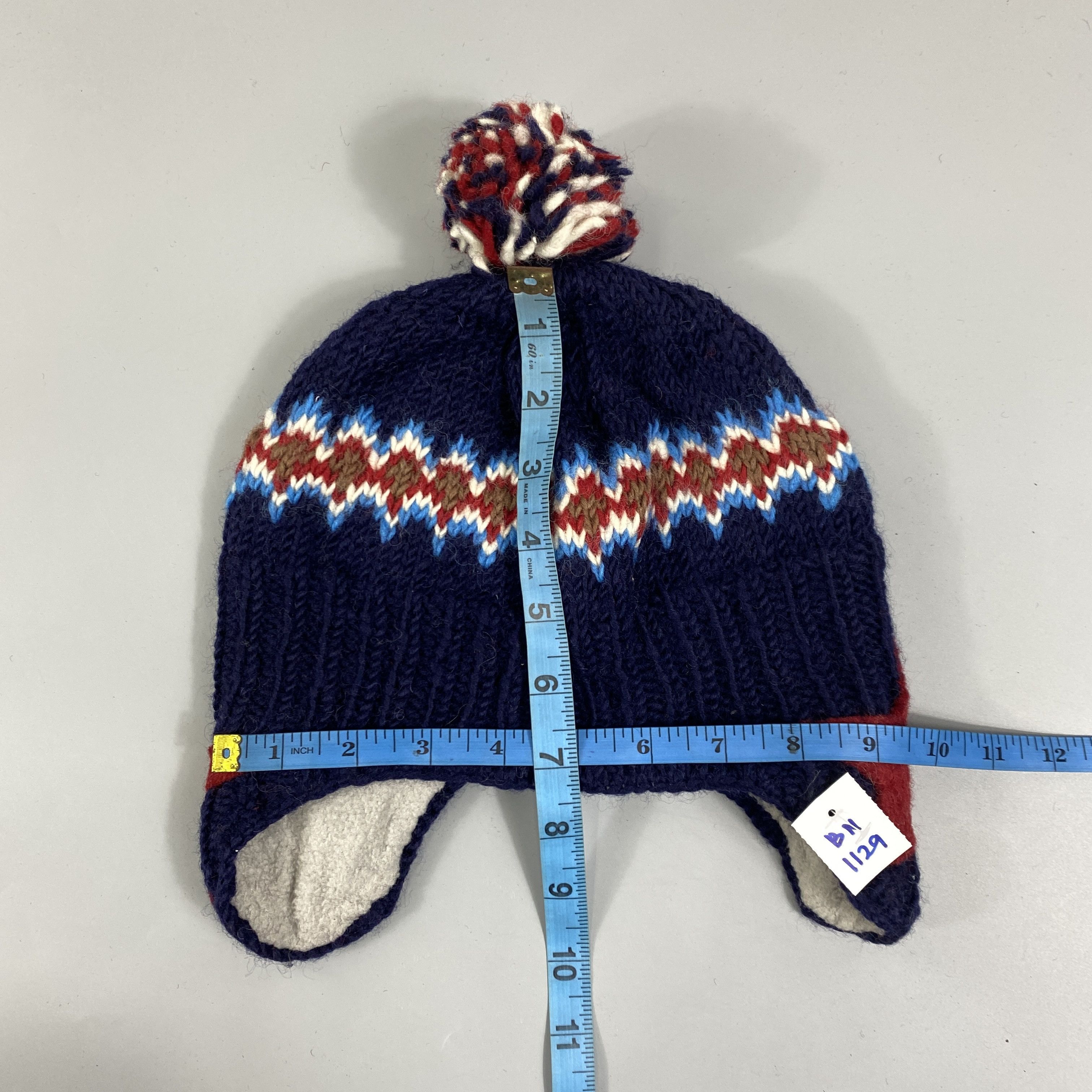 Japanese Brand Daddy Oh Daddy Ear Flap Beanie Hats-BN1129 Size ONE SIZE - 5 Thumbnail