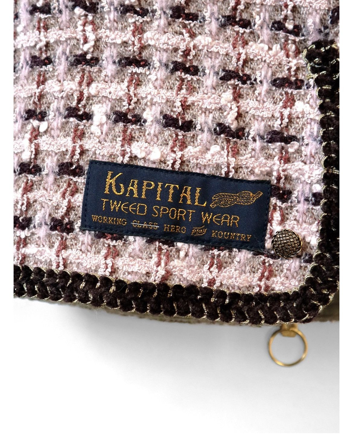 Kapital Kapital Fancy Tweed Balaclava cap hat Size ONE SIZE - 12 Thumbnail