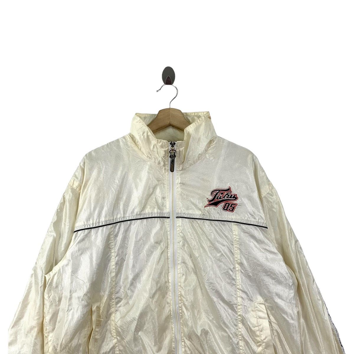 Fubu × Vintage Vintage FUBU Sportswear Big Logo Embroidered Light Jacket Size US L / EU 52-54 / 3 - 4 Thumbnail
