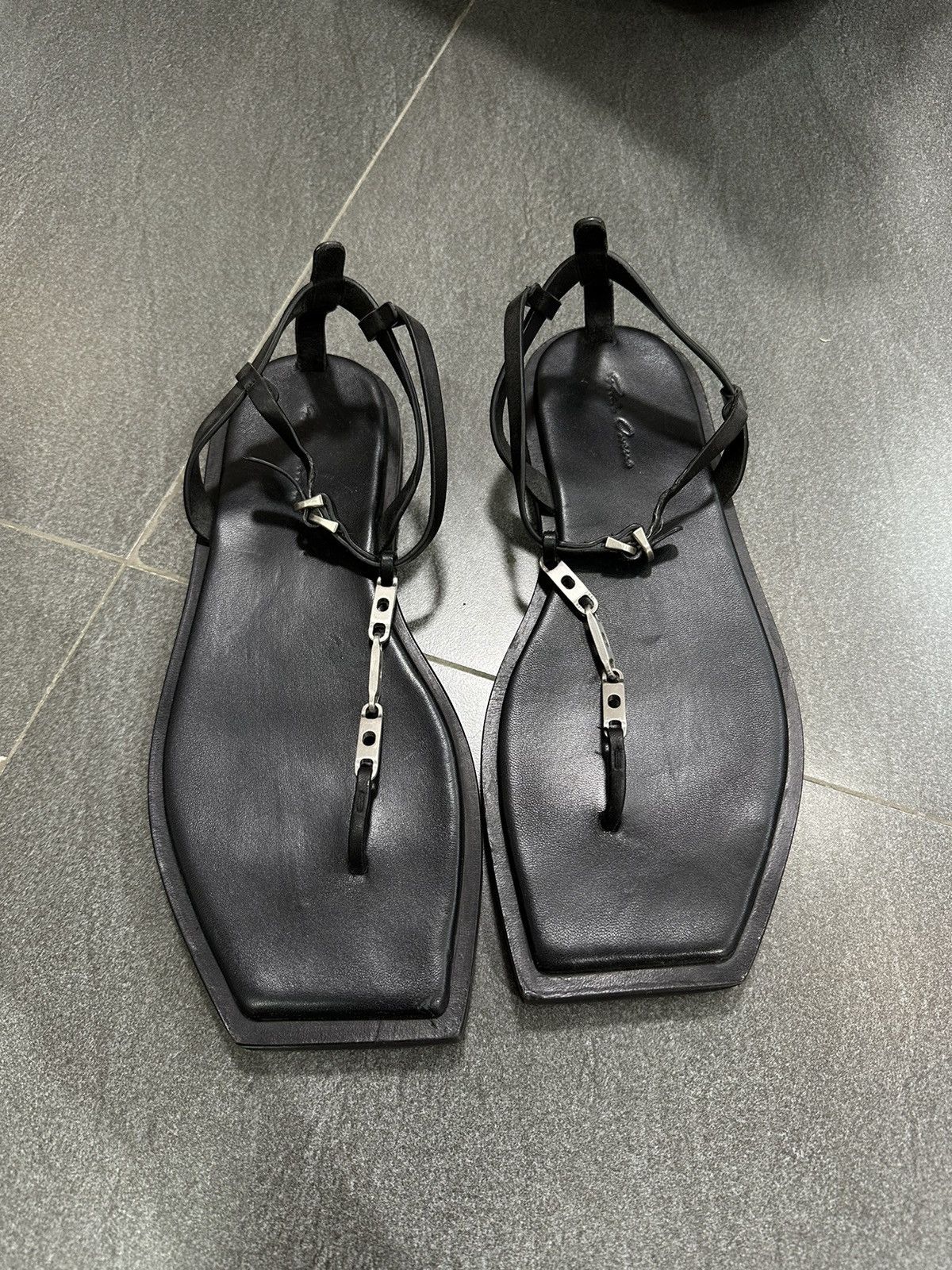 Rick Owens Rick Owens Chain Sandals Size US 8 / EU 41 - 1 Thumbnail
