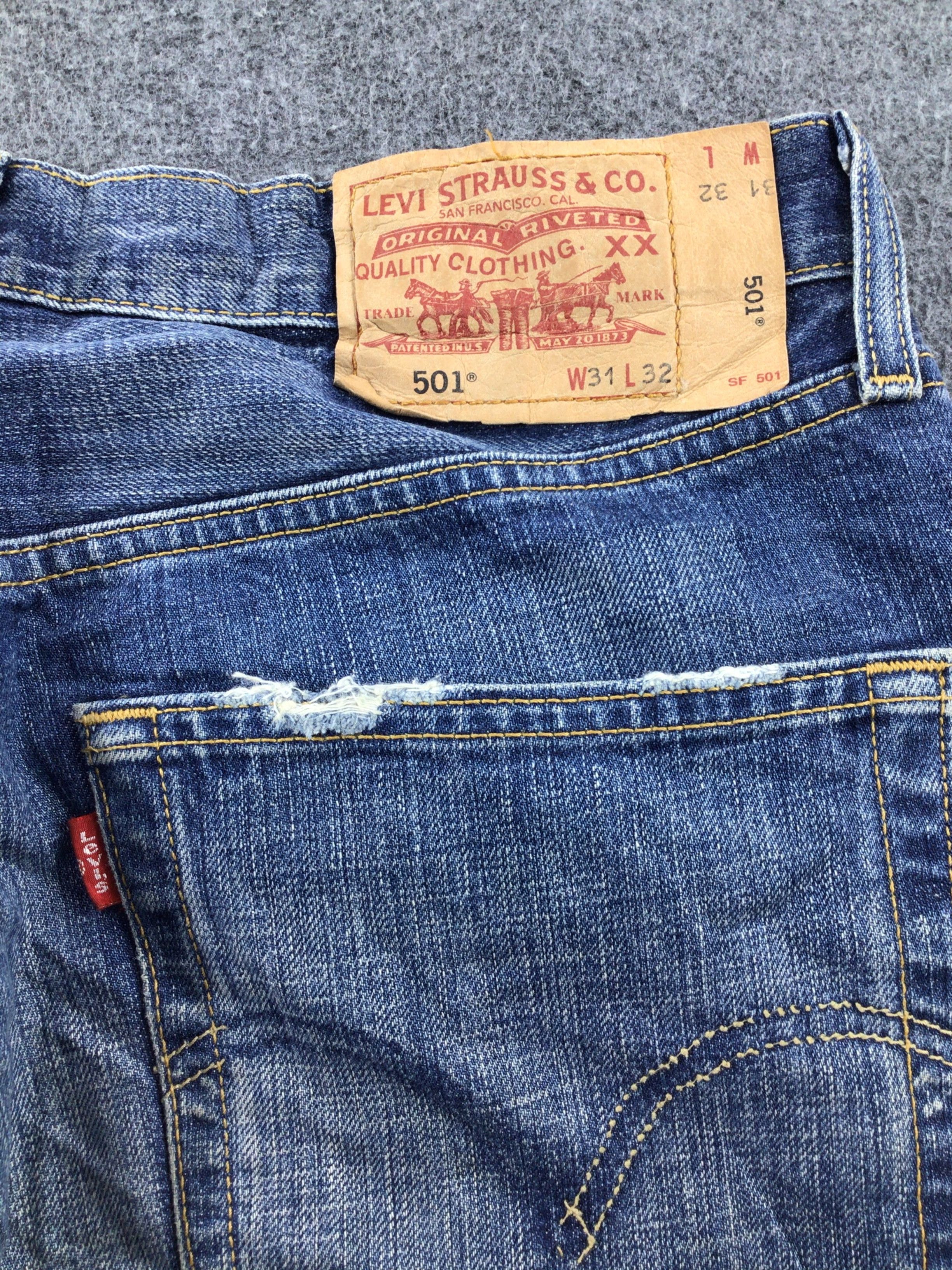 Levi's × Vintage Vintage 90s Levis 501 Jeans-JM508 Size US 32 / EU 48 - 5 Thumbnail