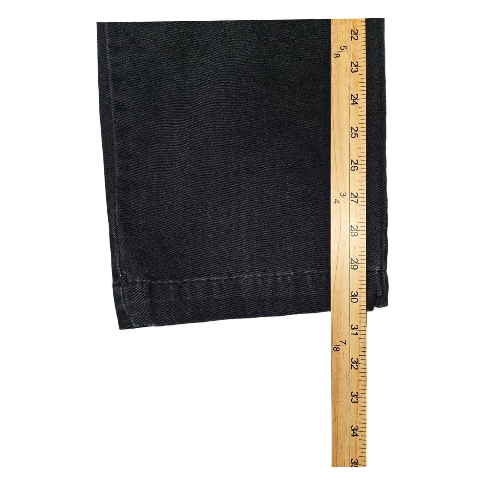 Old Navy VINTAGE Old Navy Chino Pants Men's Black 34x30 90s Hipster Preppy Slash Pocket Cotton Flat Front Size US 34 / EU 50 - 4 Thumbnail