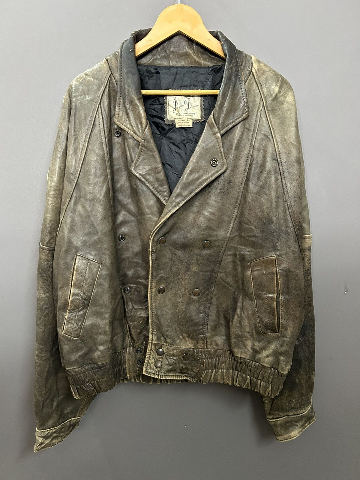 Other Vintage Jacqes Leather Jacket. Size US L / EU 52-54 / 3 - 2 Thumbnail