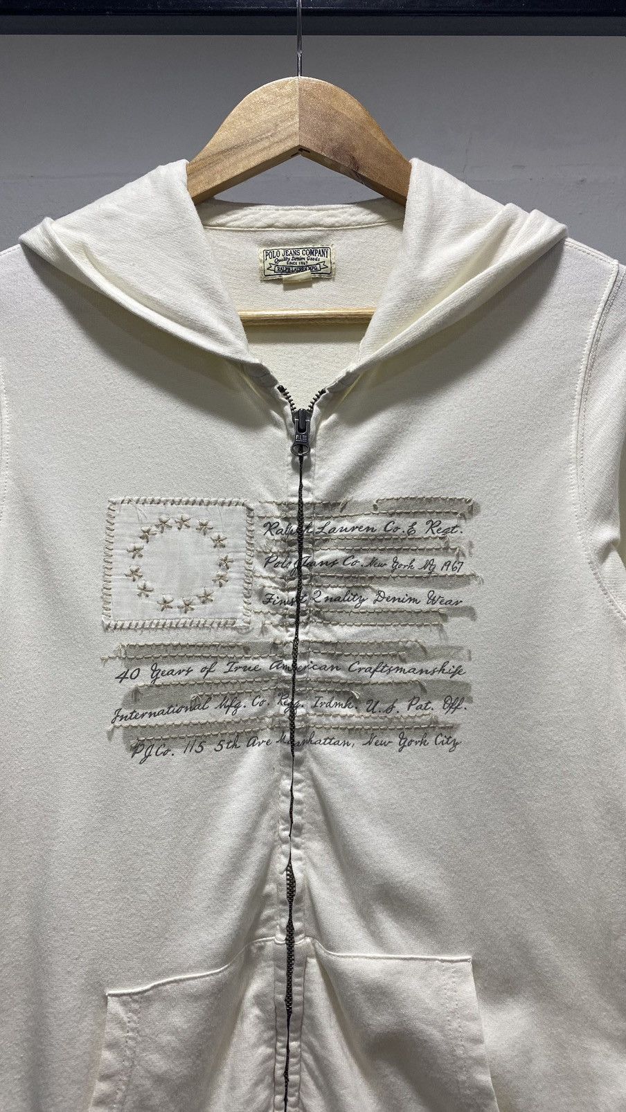 Designer × Polo Ralph Lauren × Vintage Polo Ralph Lauren Zipper Hoodie Size M / US 6-8 / IT 42-44 - 4 Thumbnail