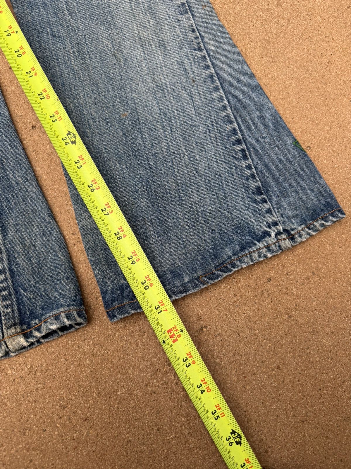 Levi's Vtg 70’s Levi’s 646 Orange Tab Bellbottom Flare Jeans 32x31 Size US 32 / EU 48 - 10 Thumbnail