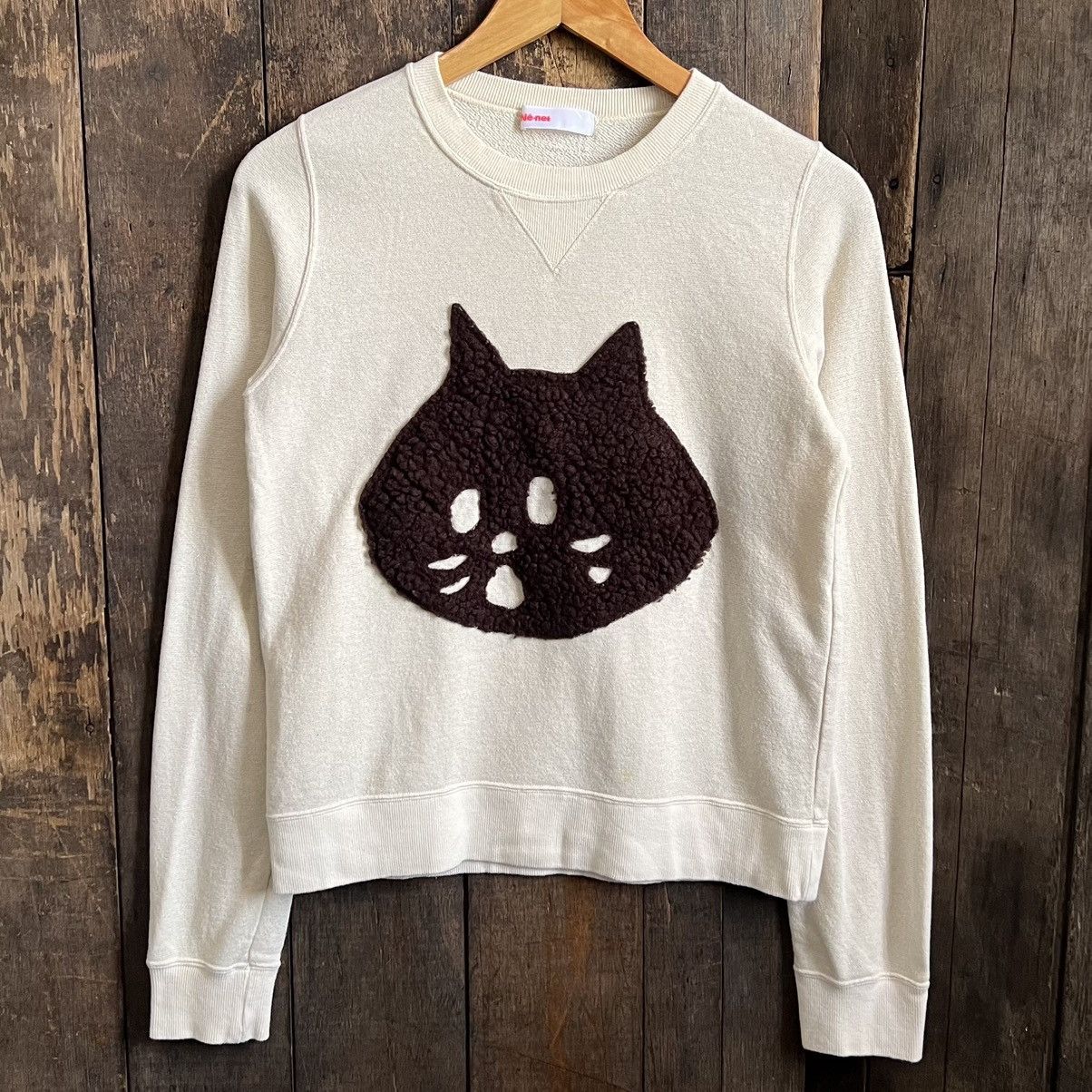 Issey Miyake Ne-net Big Logo Crewneck Sweatshirt Size US XS / EU 42 / 0 - 1 Thumbnail