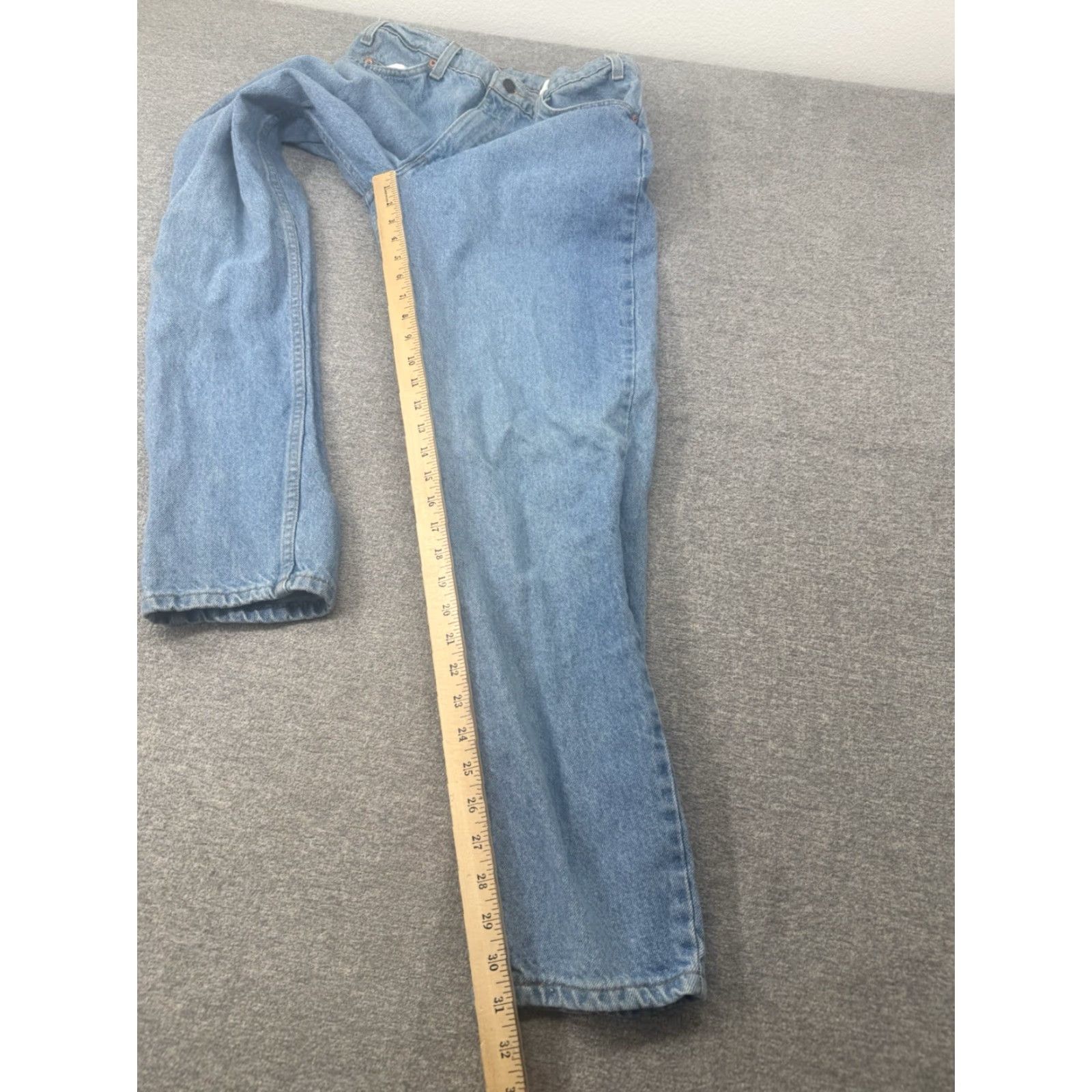 Levi's VINTAGE Levi's 550 Jeans Relaxed Orange Tab 31x30 Distressed 90s USA Weekender Denim Cardi? Size US 31 - 3 Thumbnail