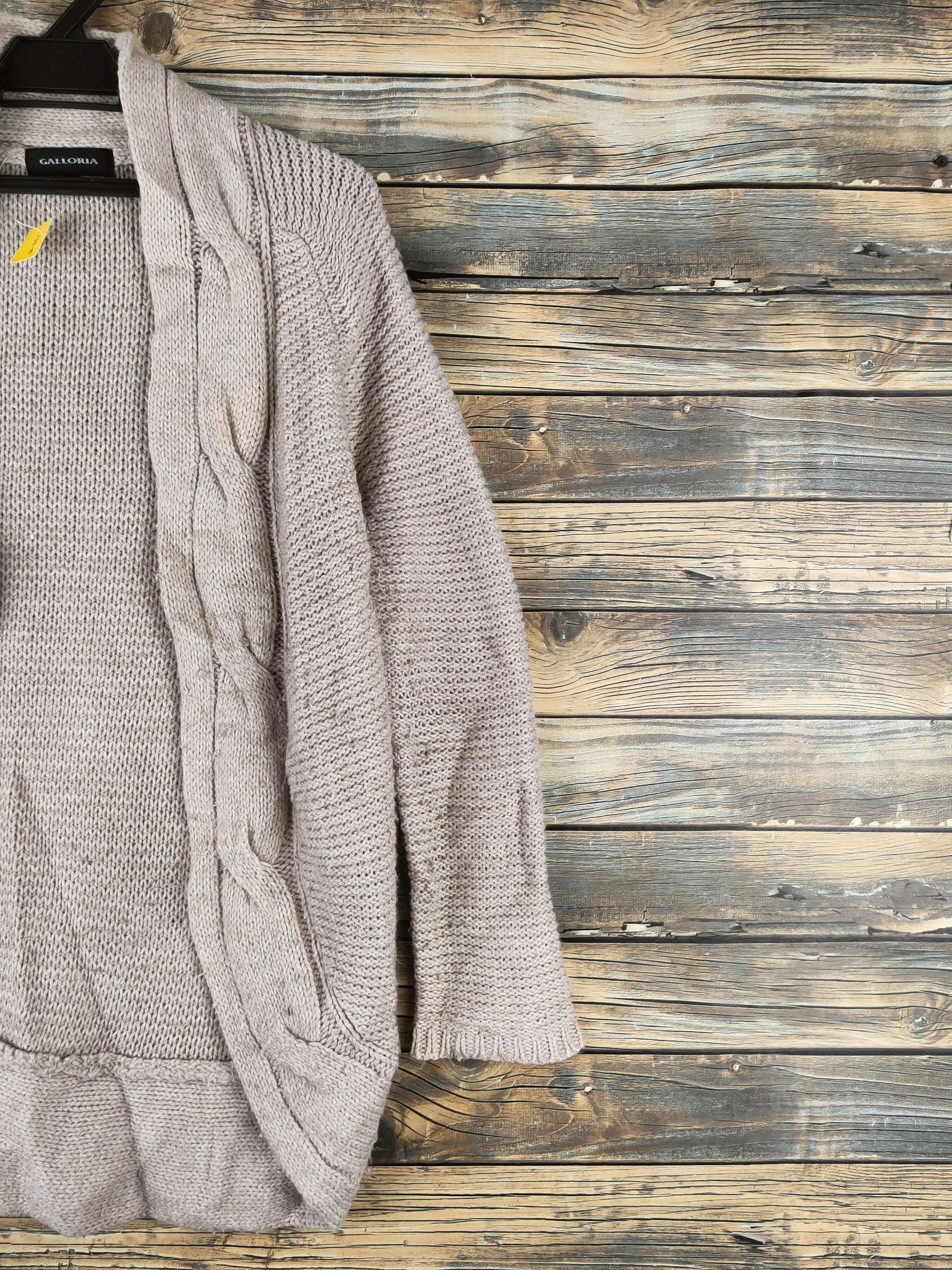 Japanese Brand DL Galloria Beige Knitwear Cardigans #46-551 Size M / US 6-8 / IT 42-44 - 5 Thumbnail