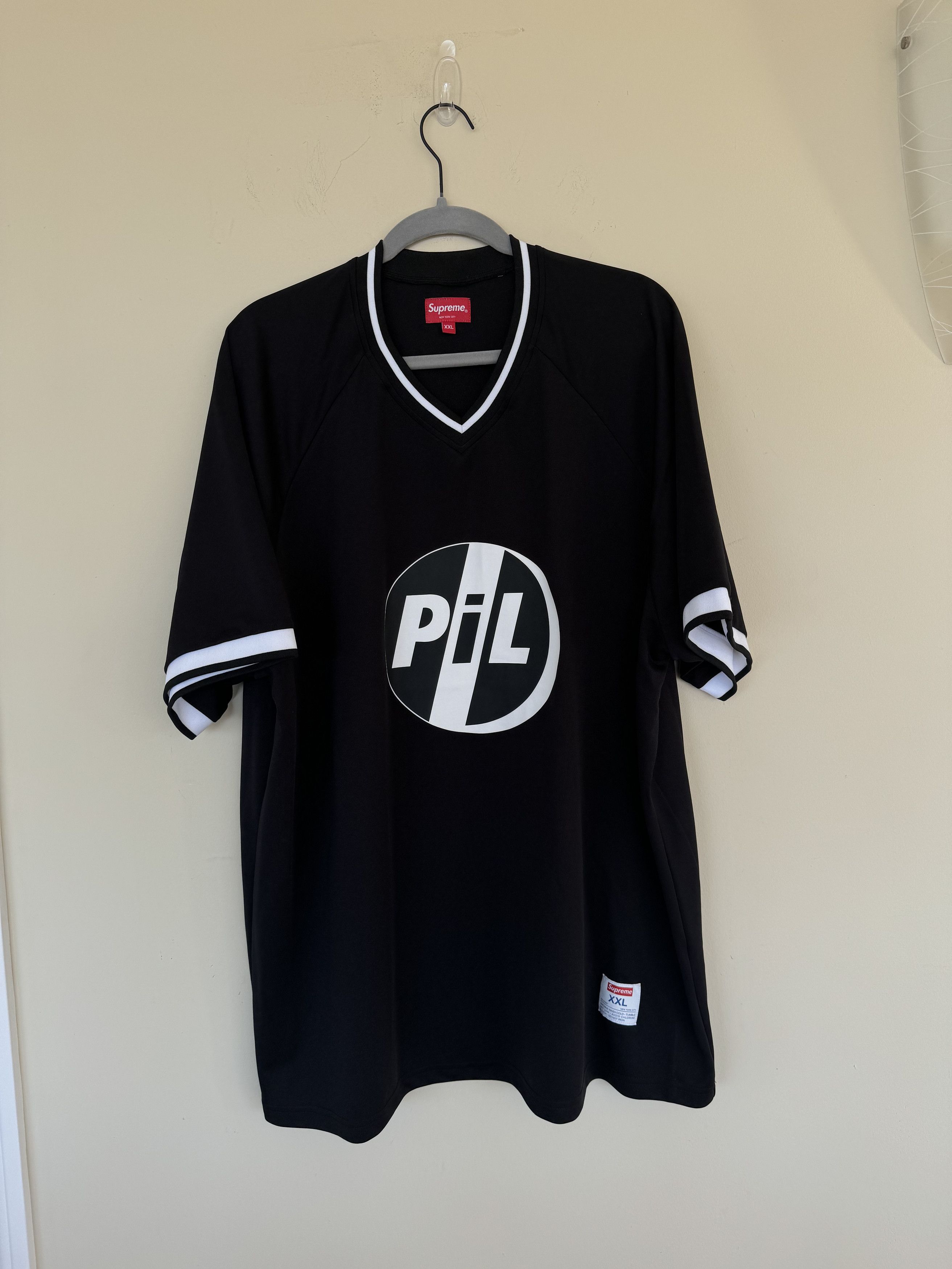 シャツ Supreme Crest Soccer Jersey Black Crest Soccer Jersey Black Men's - FW24 - US