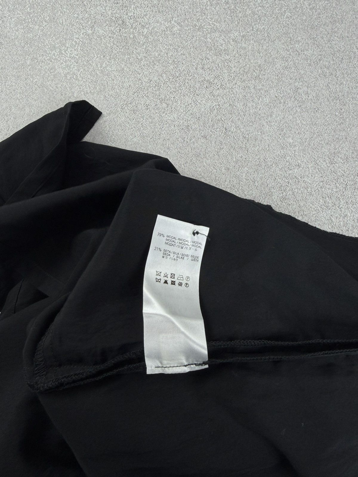 Barena Barena Venezia Black Long Shirt Size 46 Oversized Fit Size US S / EU 44-46 / 1 - 9 Thumbnail