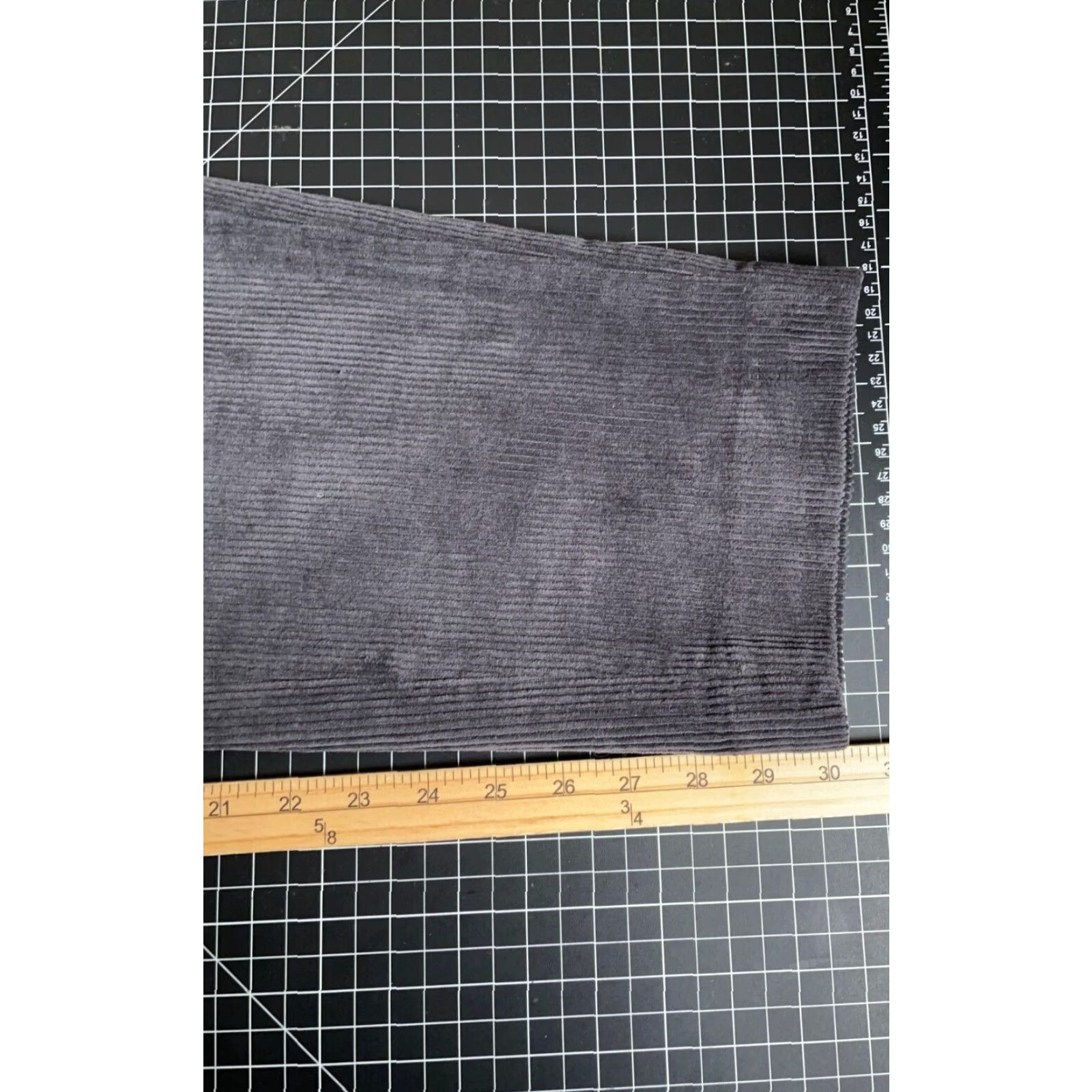Brooks Brothers VINTAGE: No Brooks Brothers Corduroy Pants Men 38 x 30 Gray Flat Front Wide Wale Tapered Cotton Elastane Buckle Zip Fly Chino 90s Preppy Retro Mens Size US 38 / EU 54 - 6 Thumbnail