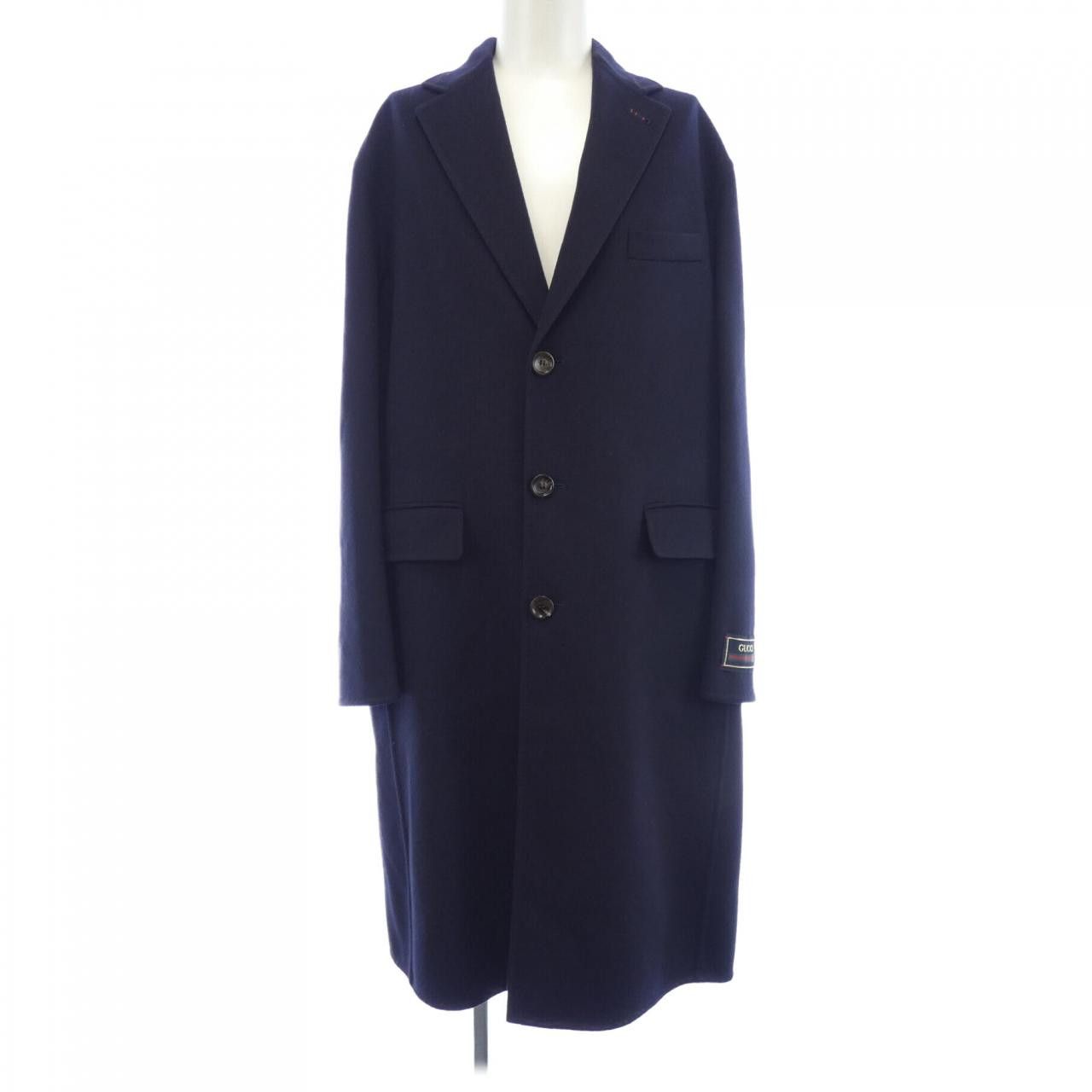 Gucci Gucci Gucci Cashmere Blend Coat Textile Outerwear 762017ZAKE3 DUTY FREE for USA Size ONE SIZE - 1 Thumbnail
